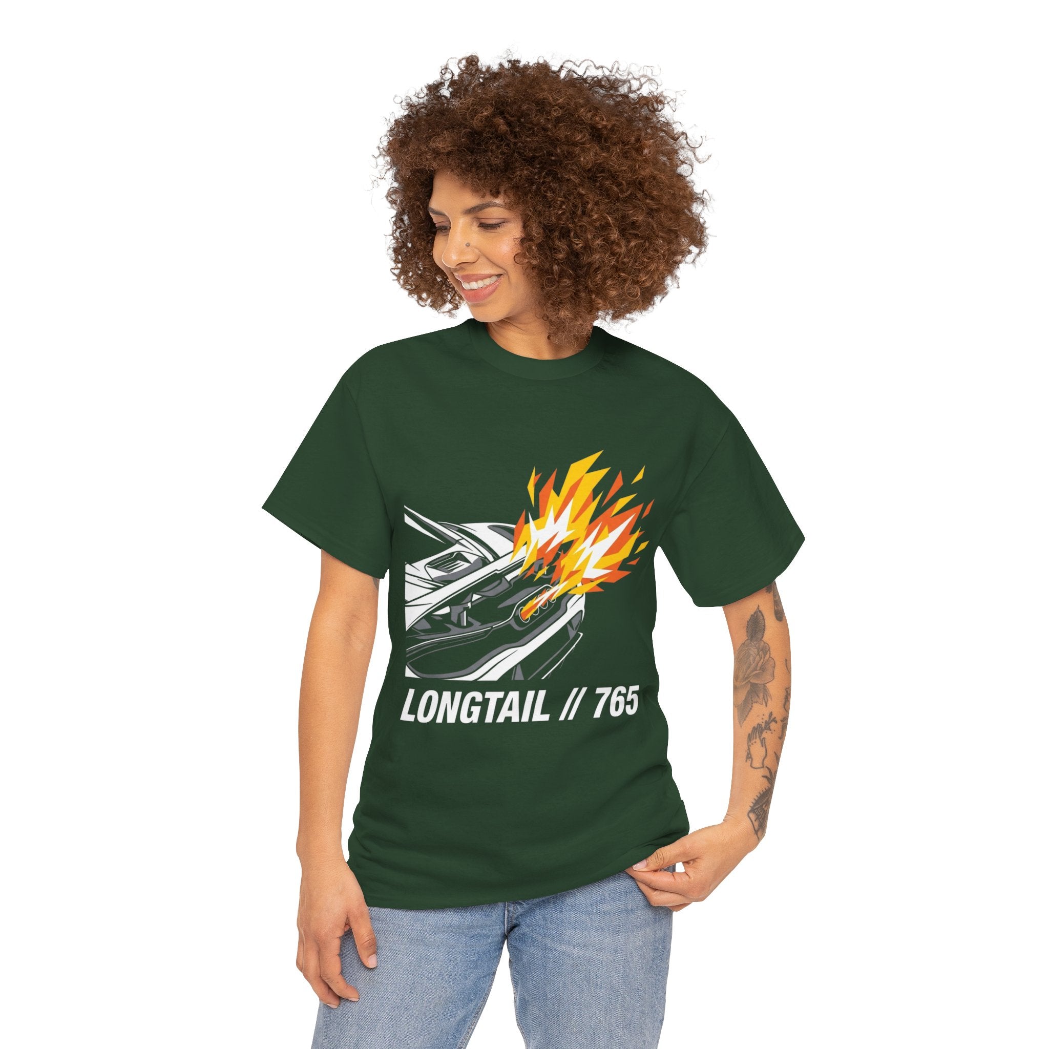 Unisex Heavy Cotton Tee — 765LT Flames