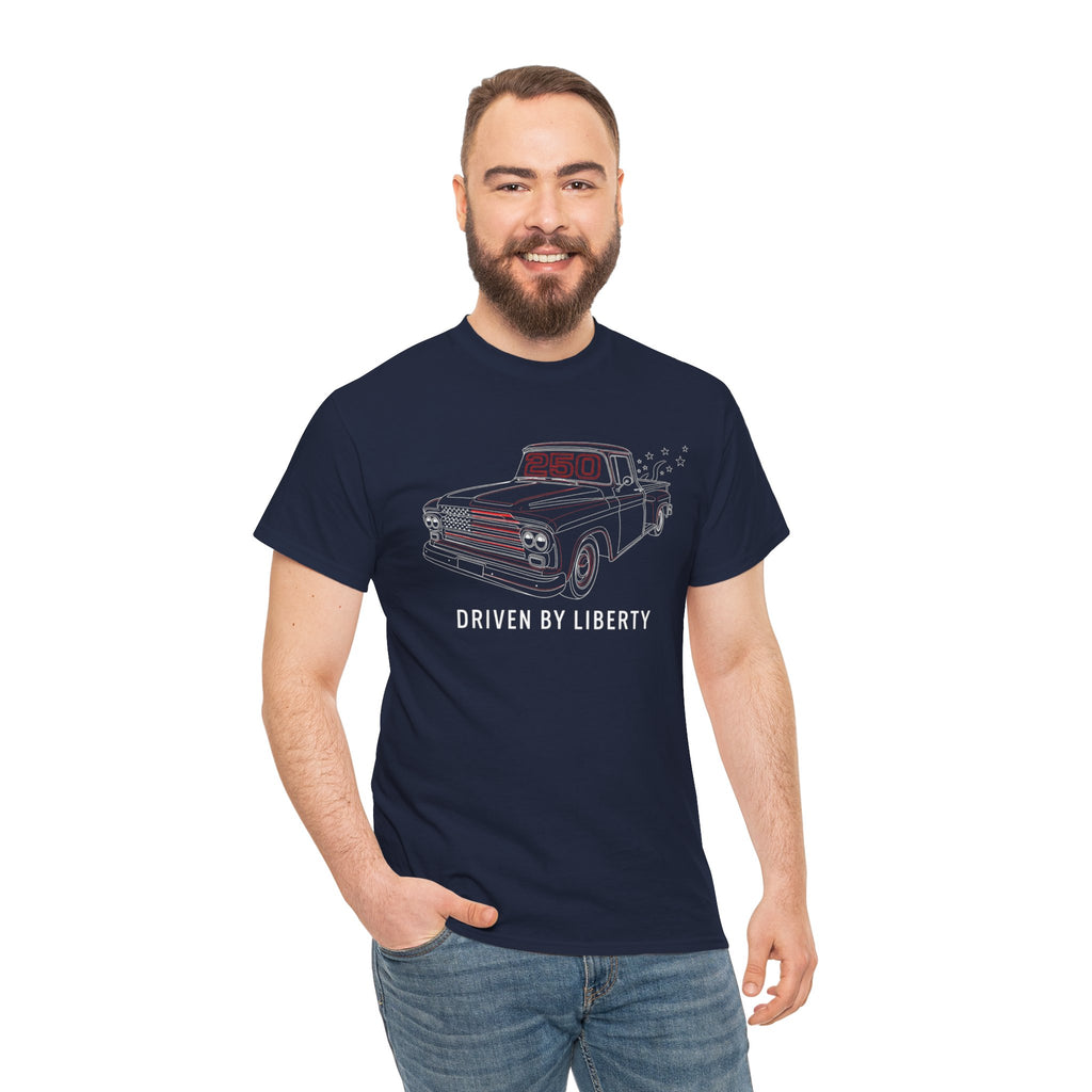 Unisex Heavy Cotton Tee — Driven by Liberty