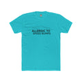 Men's Cotton Crew Tee — "Allergic to Speed Bumps"
