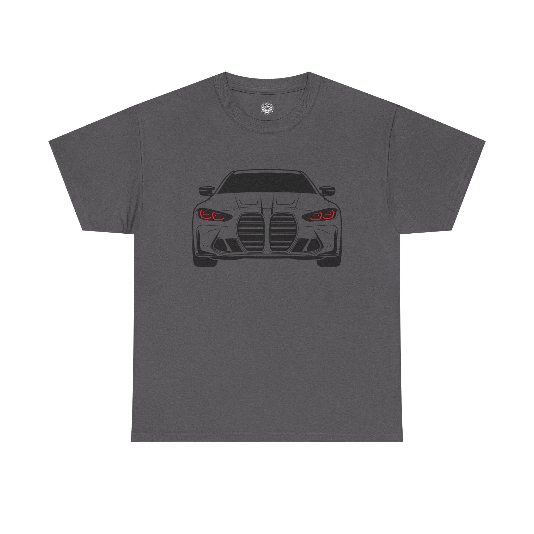 Unisex Heavy Cotton Tee — G80 Illuminated Headlights (Red)
