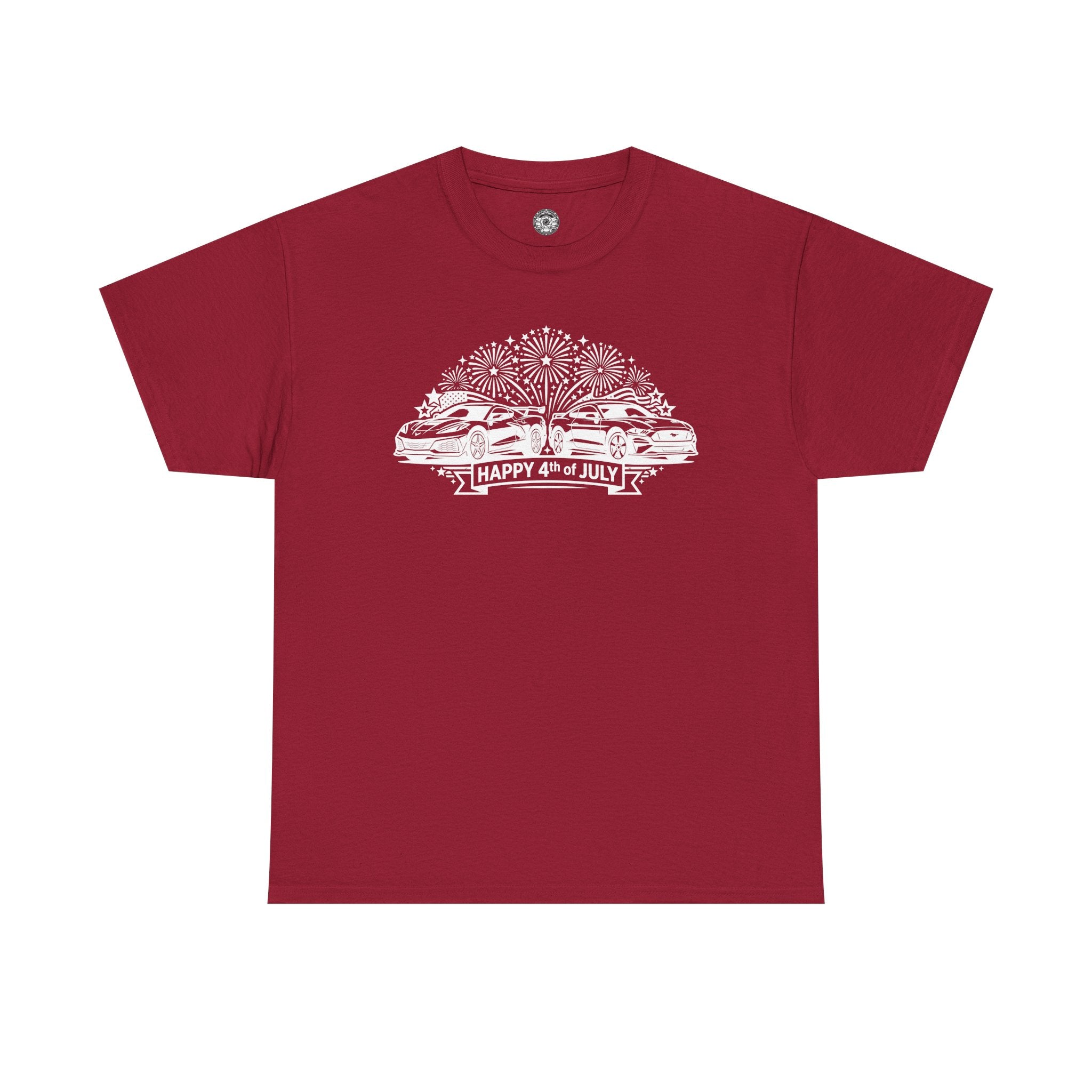 Unisex Heavy Cotton Tee — 4th of July — American V8's