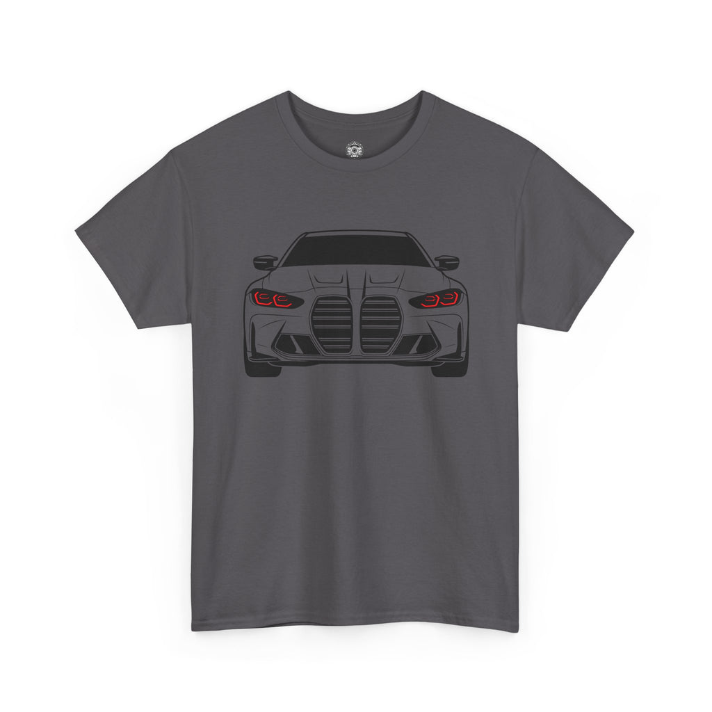 Unisex Heavy Cotton Tee — G80 Illuminated Headlights (Red)