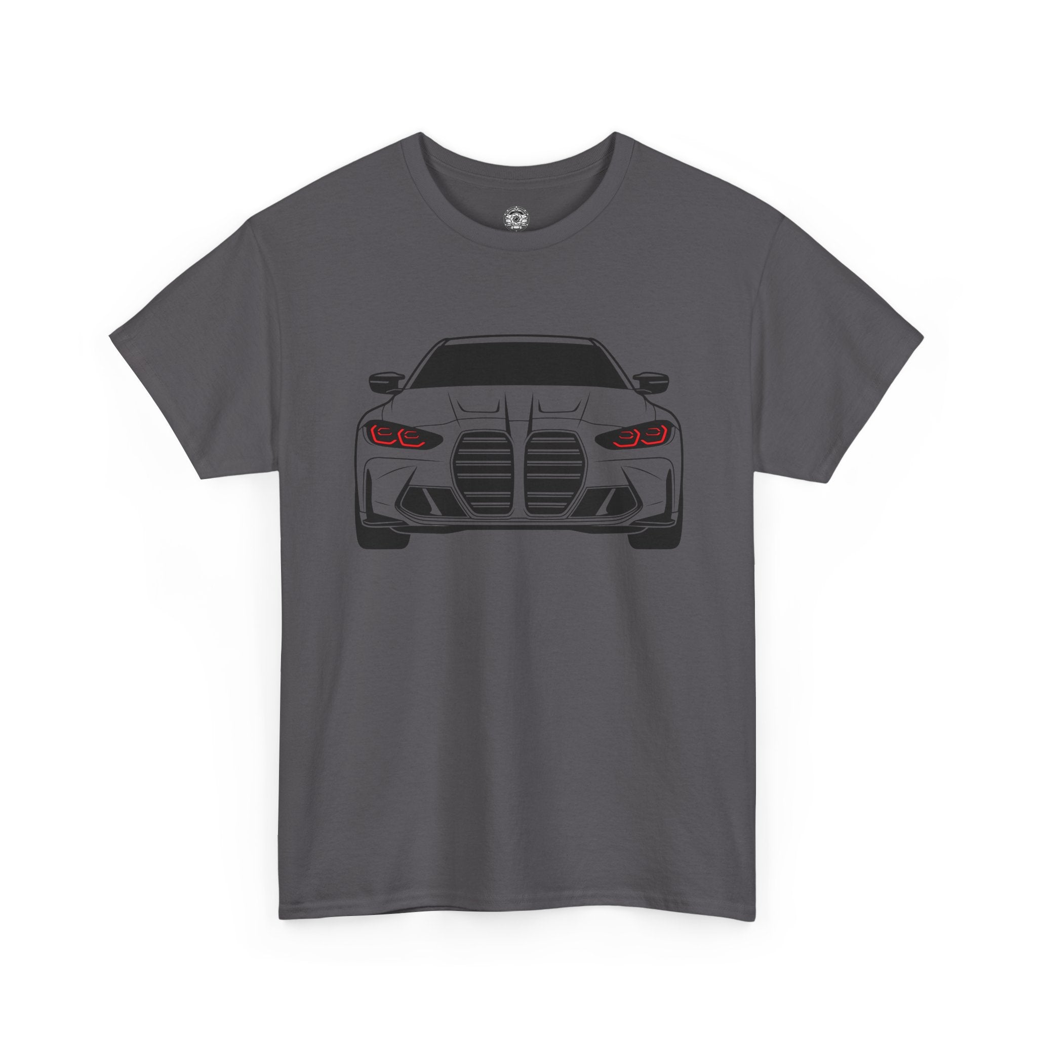 Unisex Heavy Cotton Tee — G80 Illuminated Headlights (Red)