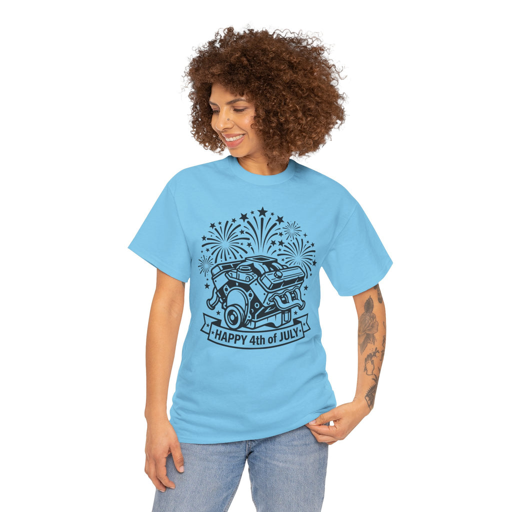 Unisex Heavy Cotton Tee — V8/Fireworks