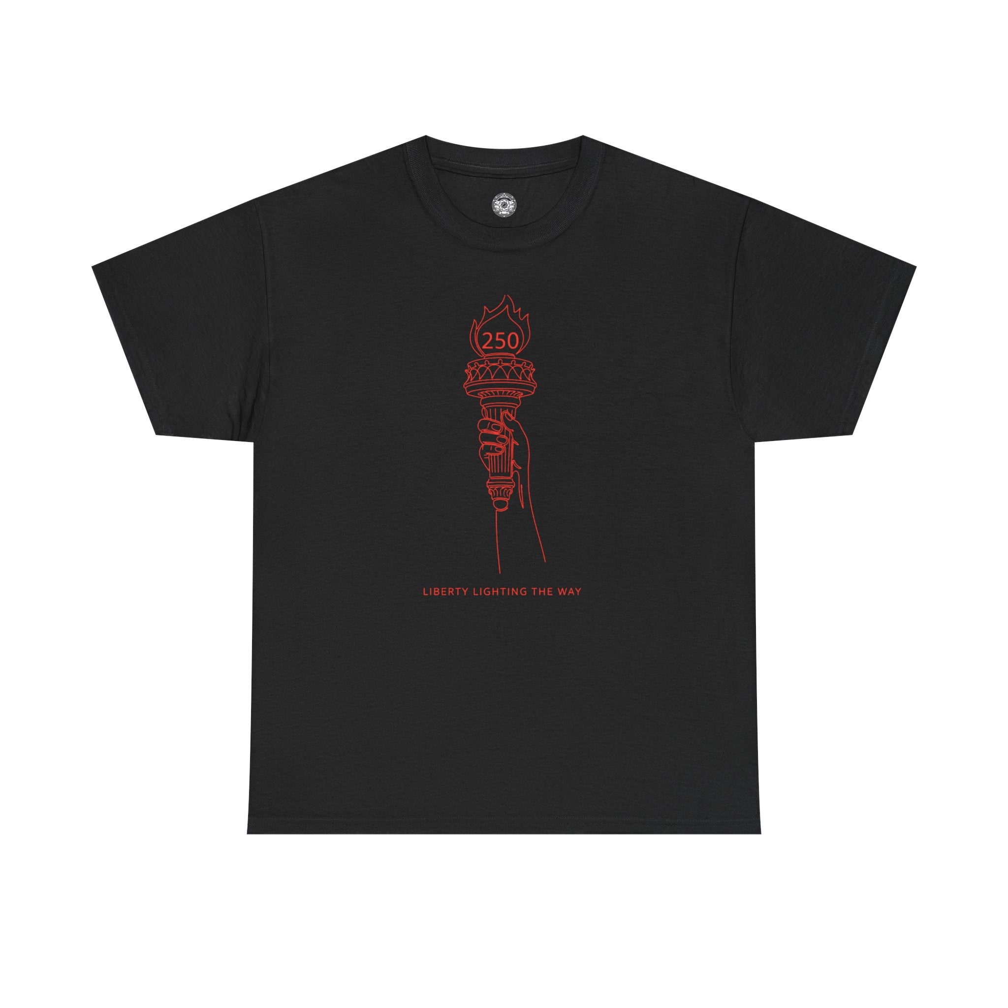 Unisex Heavy Cotton Tee — Liberty Torch 250th Anniversary