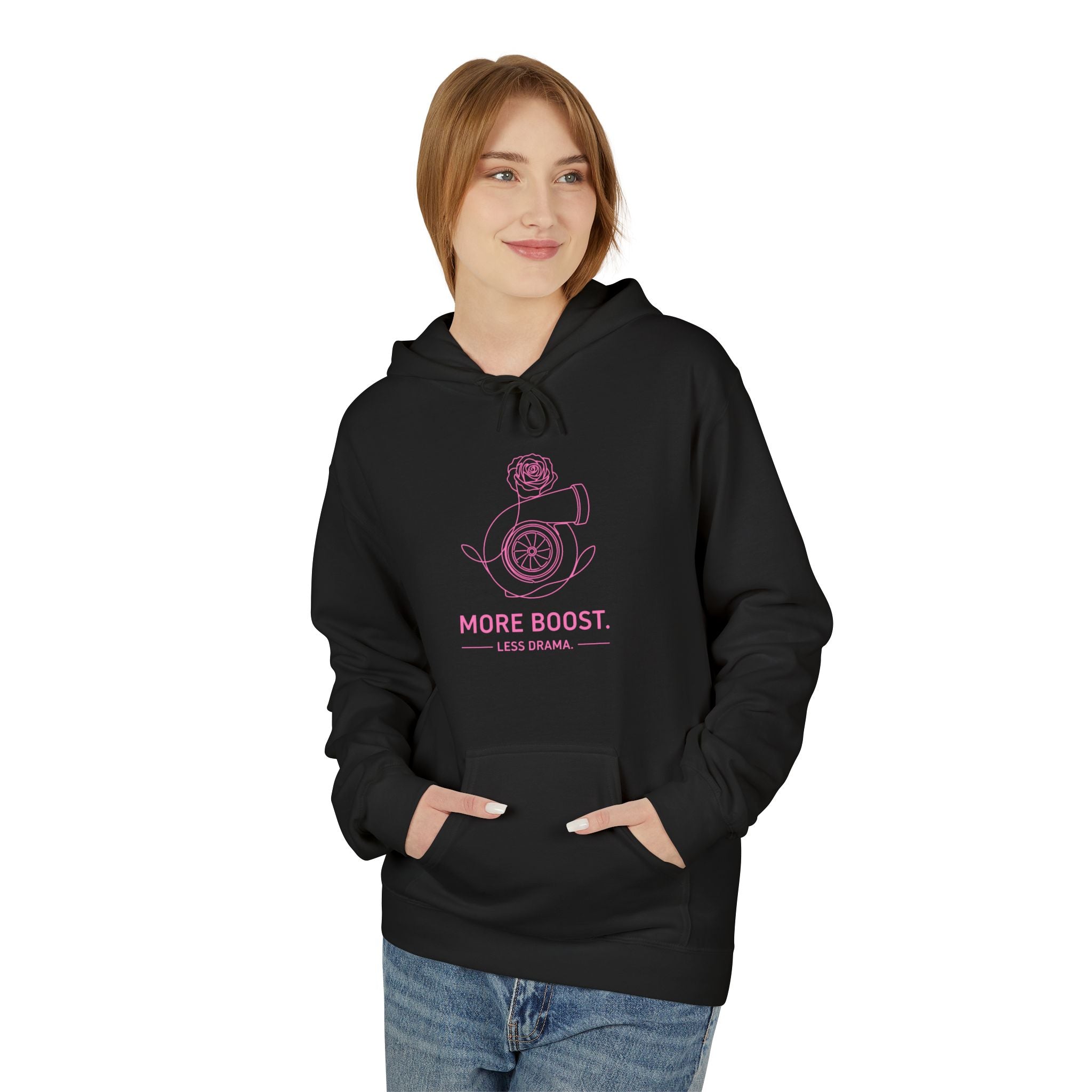 Women's Midweight Softsyle Fleece Hoodie — More Boost. Less Drama.