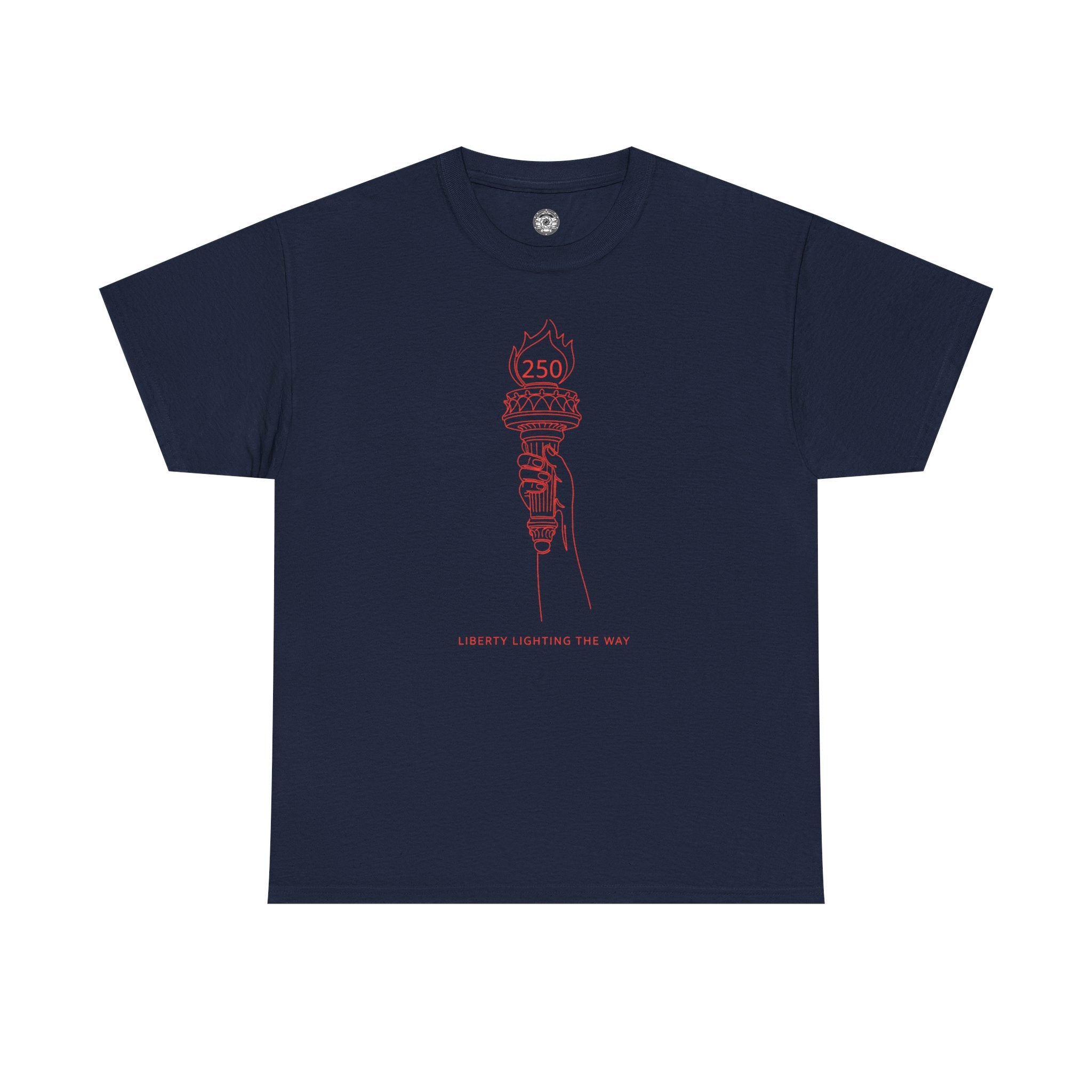 Unisex Heavy Cotton Tee — Liberty Torch 250th Anniversary
