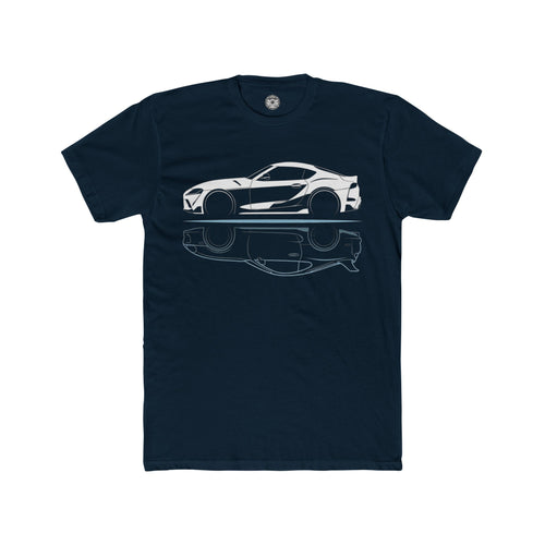 Men's Cotton Crew Tee — A80 & A90 Reflection