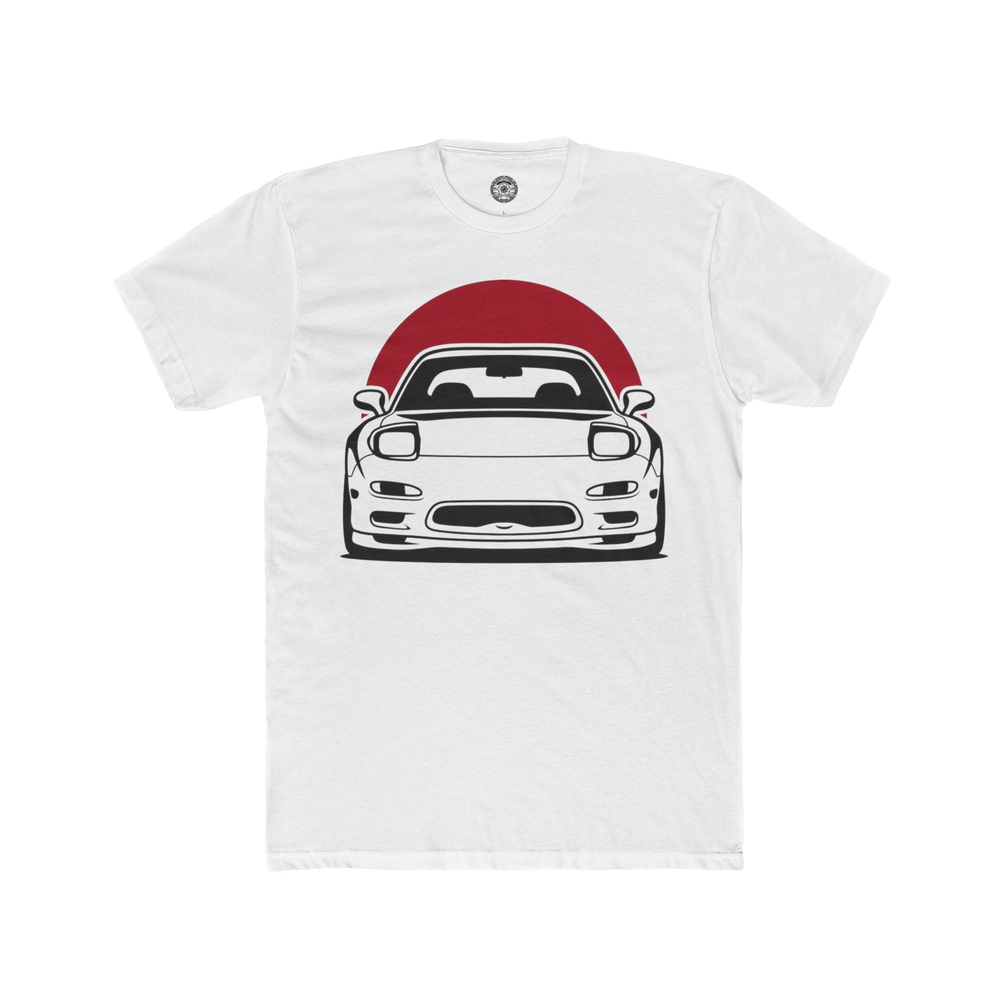 Men's Cotton Crew Tee — JDM Sunset
