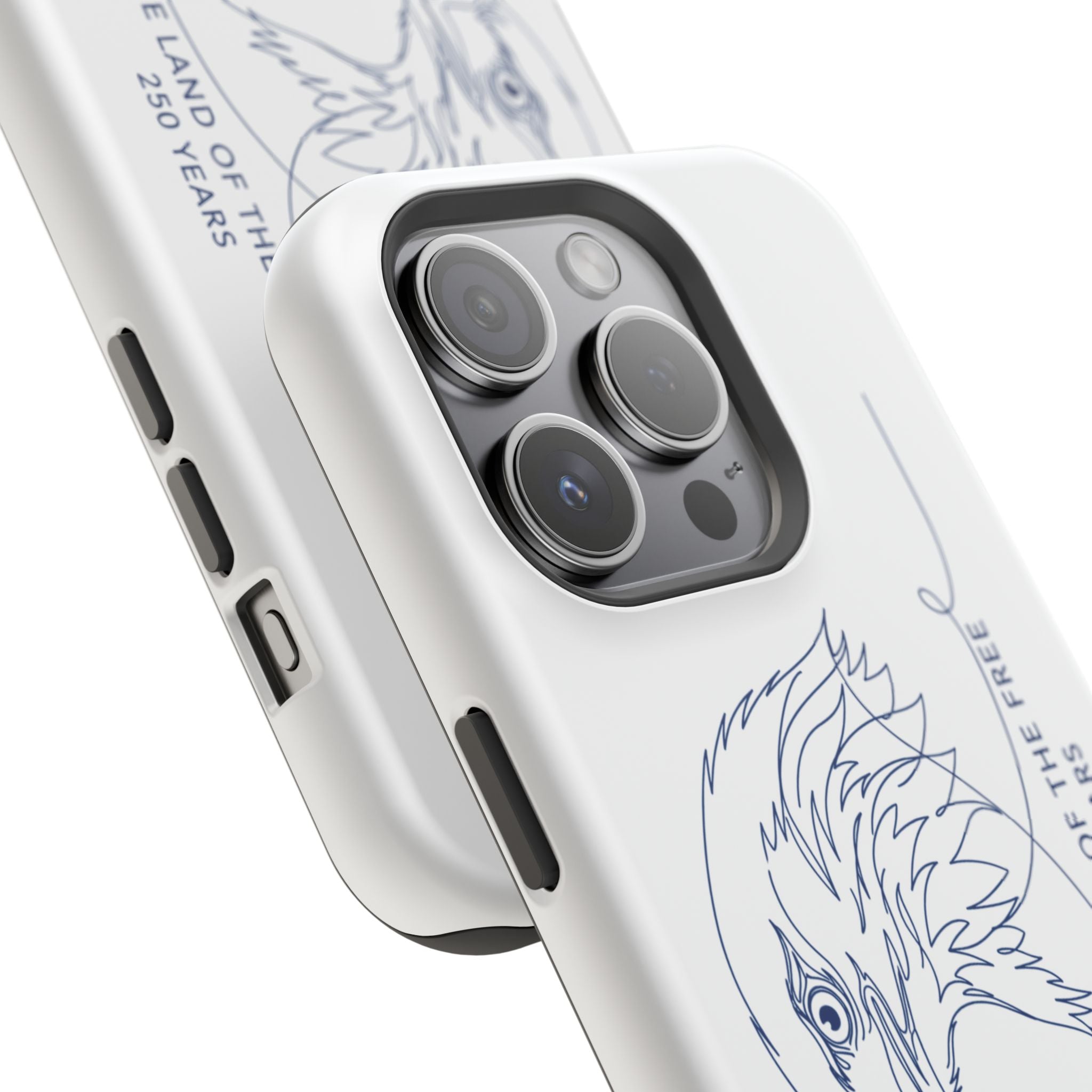 Magnetic Impact-Resistant Phone Case — "The Land of the Free" 250 Years