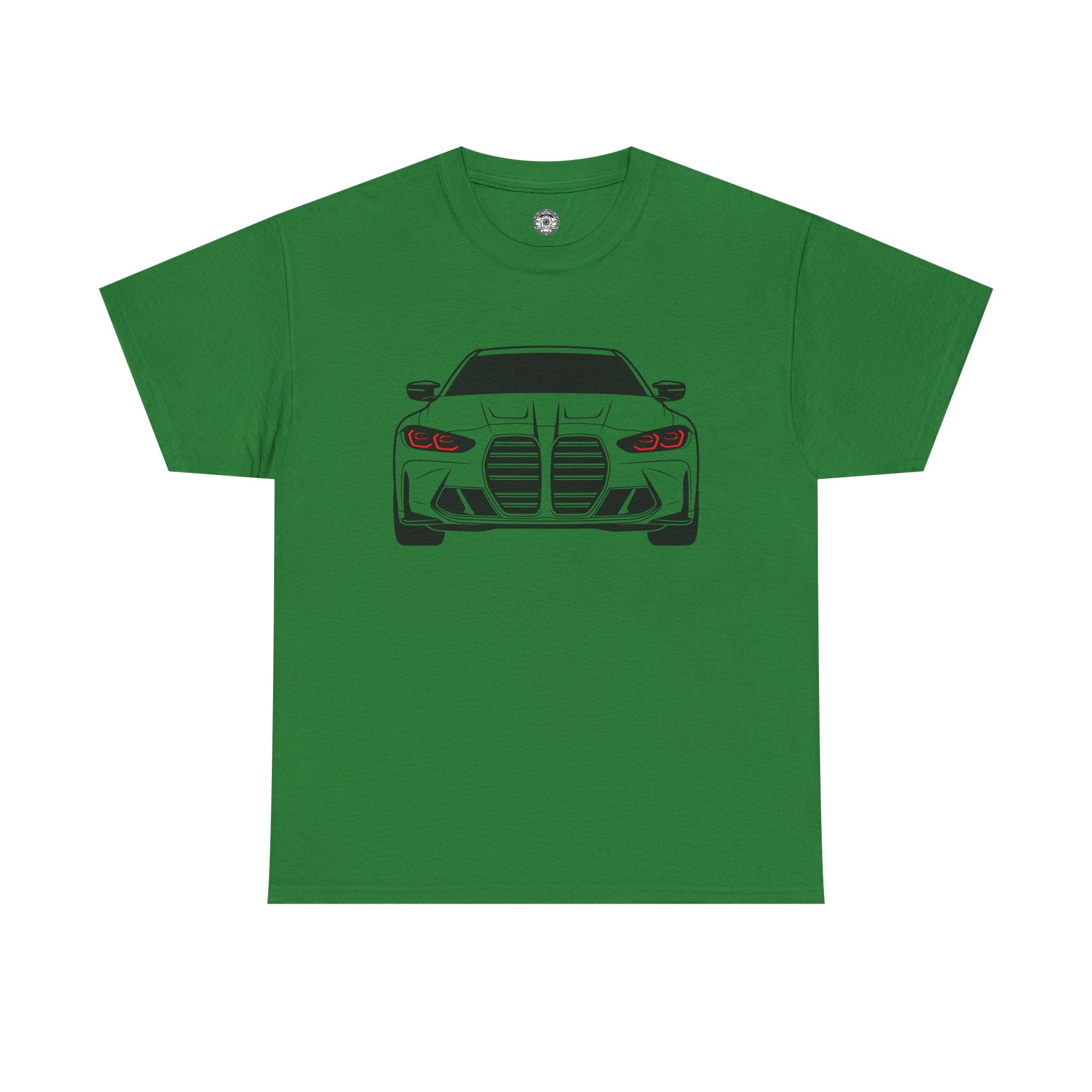 Unisex Heavy Cotton Tee — G80 Illuminated Headlights (Red)