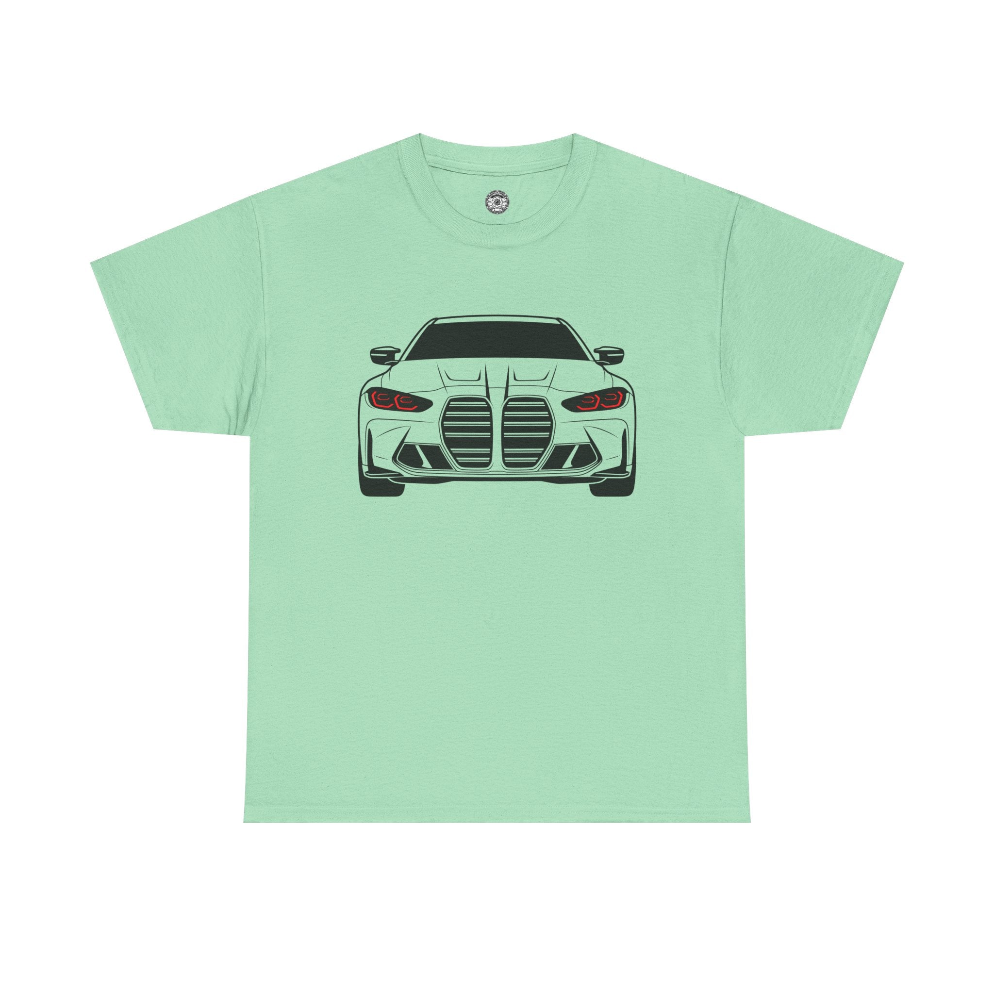 Unisex Heavy Cotton Tee — G80 Illuminated Headlights (Red)