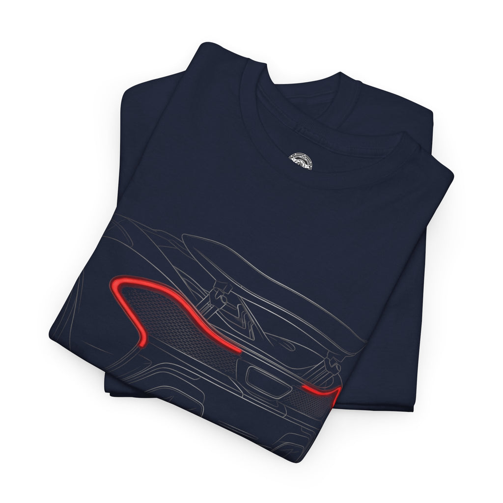 Unisex Heavy Cotton Tee — P1 Rear Silhouette