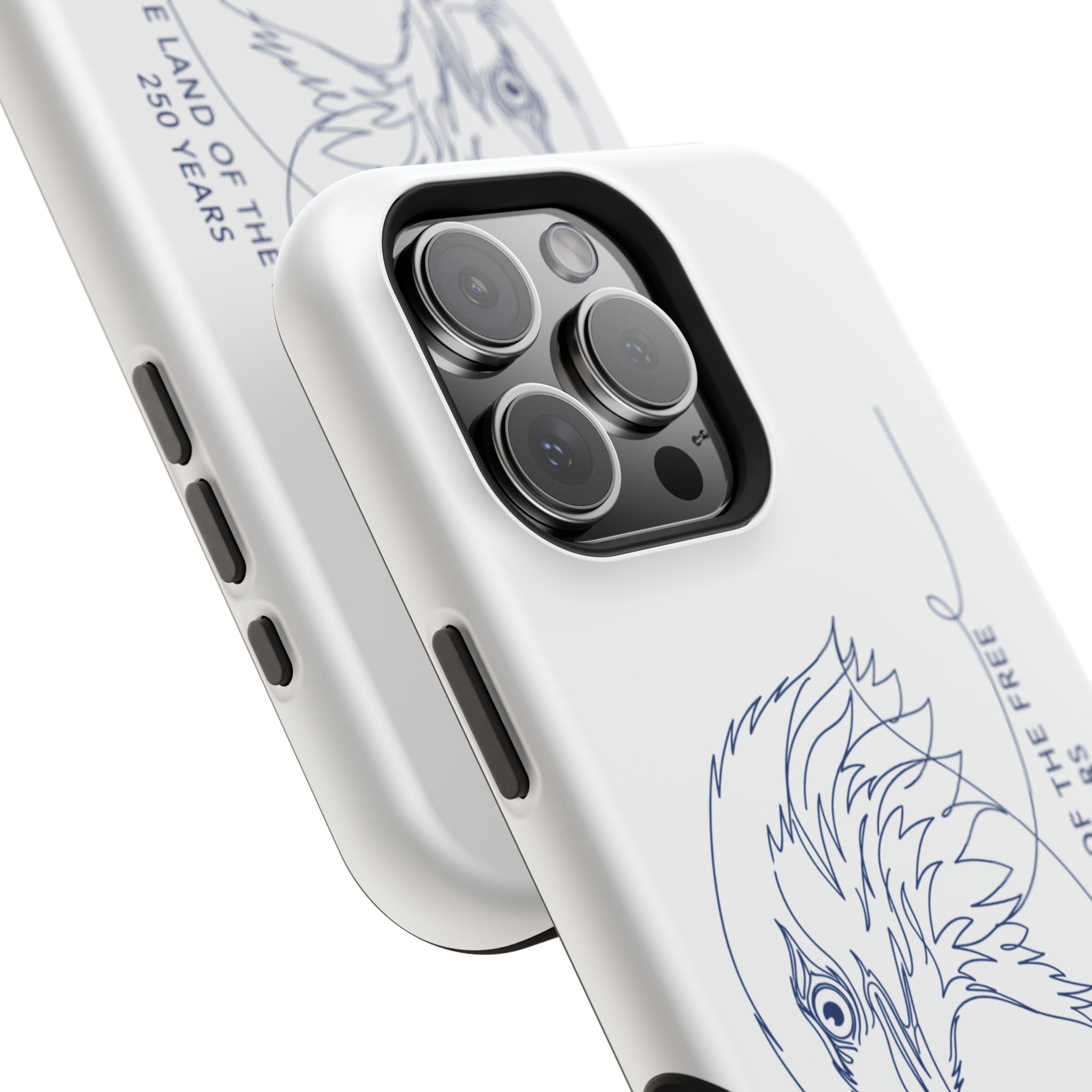 Magnetic Impact-Resistant Phone Case — "The Land of the Free" 250 Years