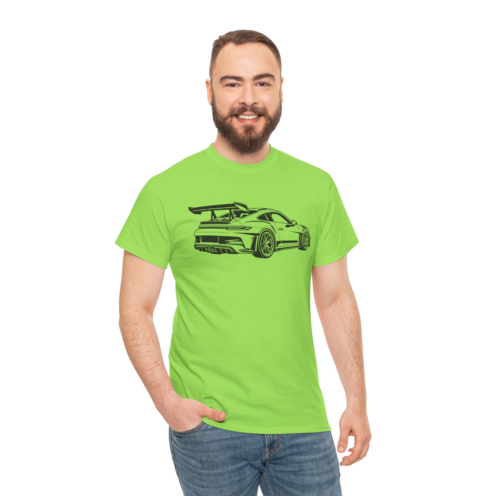 Unisex Heavy Cotton Tee — 992 Rear Profile