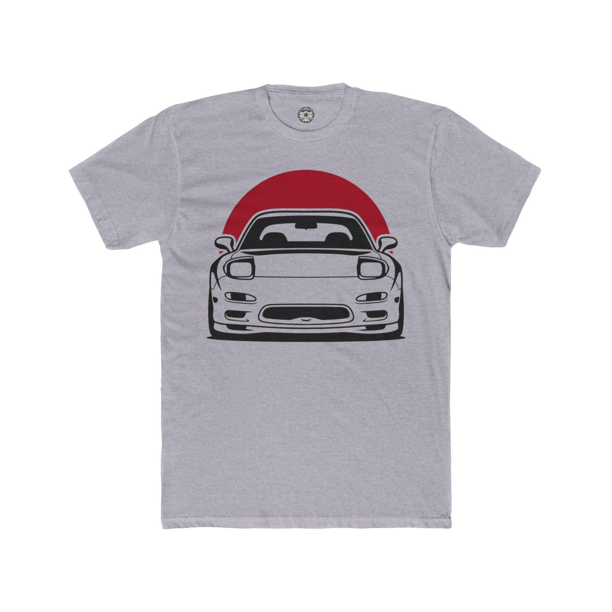 Men's Cotton Crew Tee — JDM Sunset