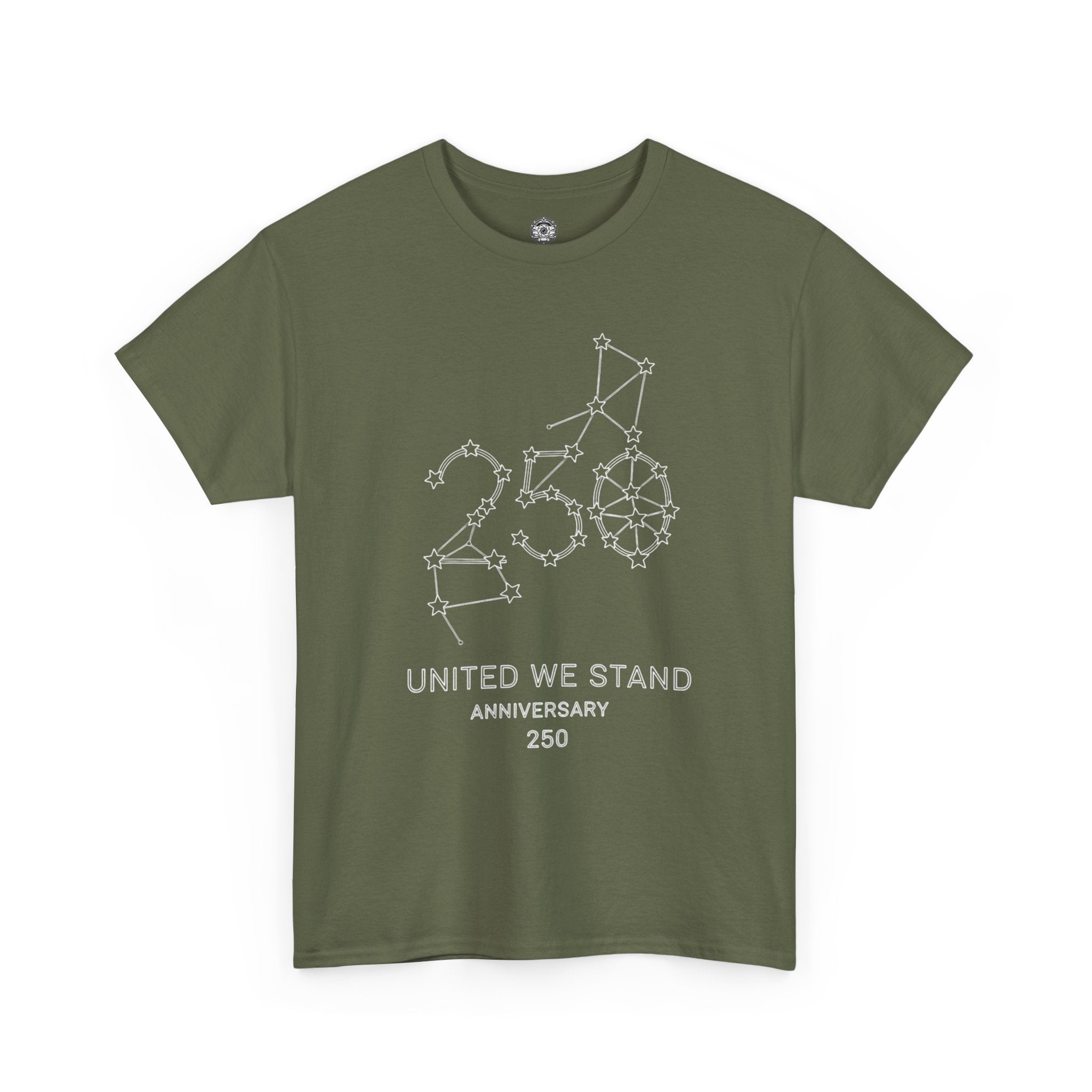 Unisex Heavy Cotton Tee — 250th Anniversary "United We Stand"