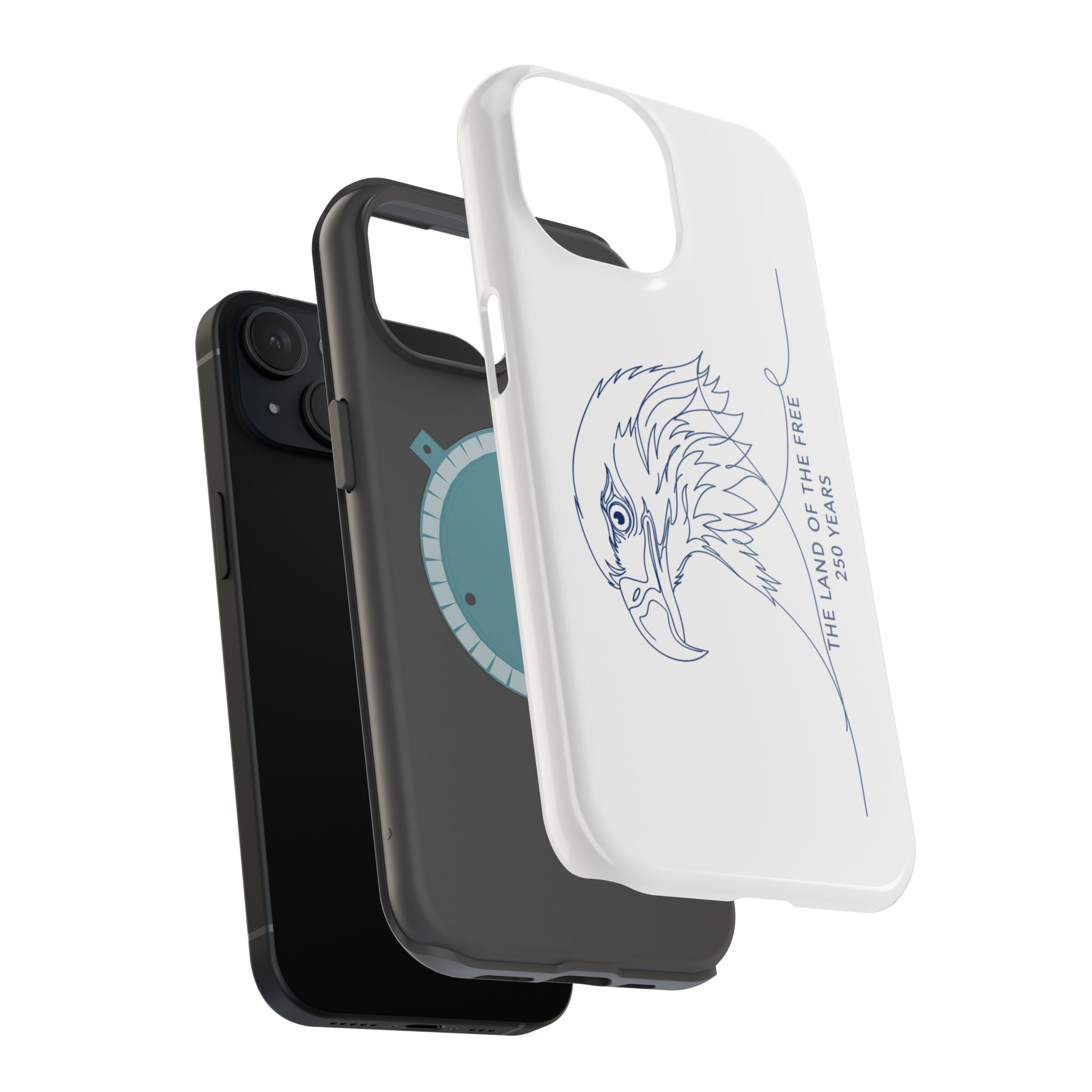 Magnetic Impact-Resistant Phone Case — "The Land of the Free" 250 Years