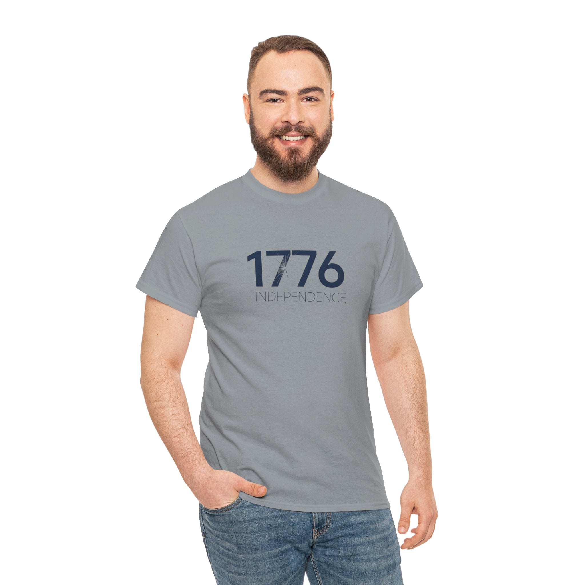 Unisex Heavy Cotton Tee — 1776 Independence