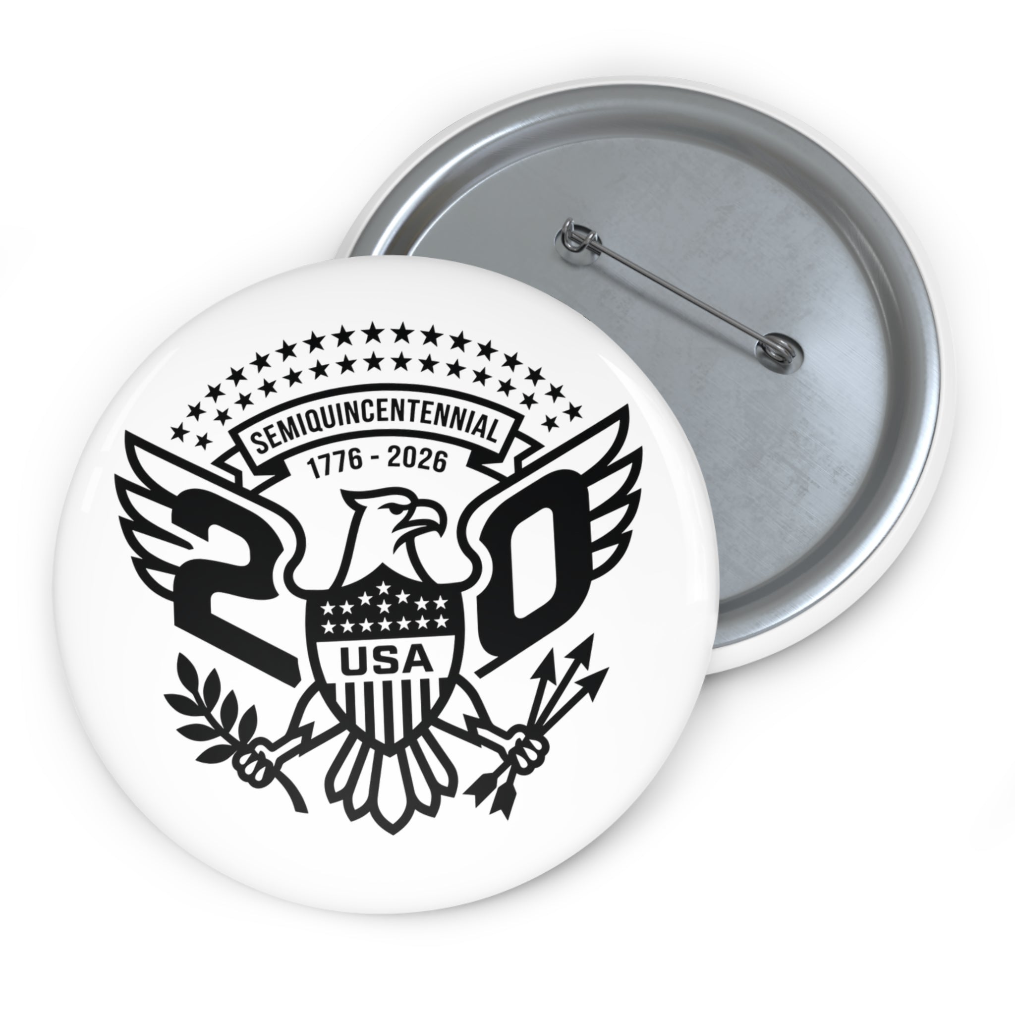 Pin Button — 2026 USA Semiquincentennial