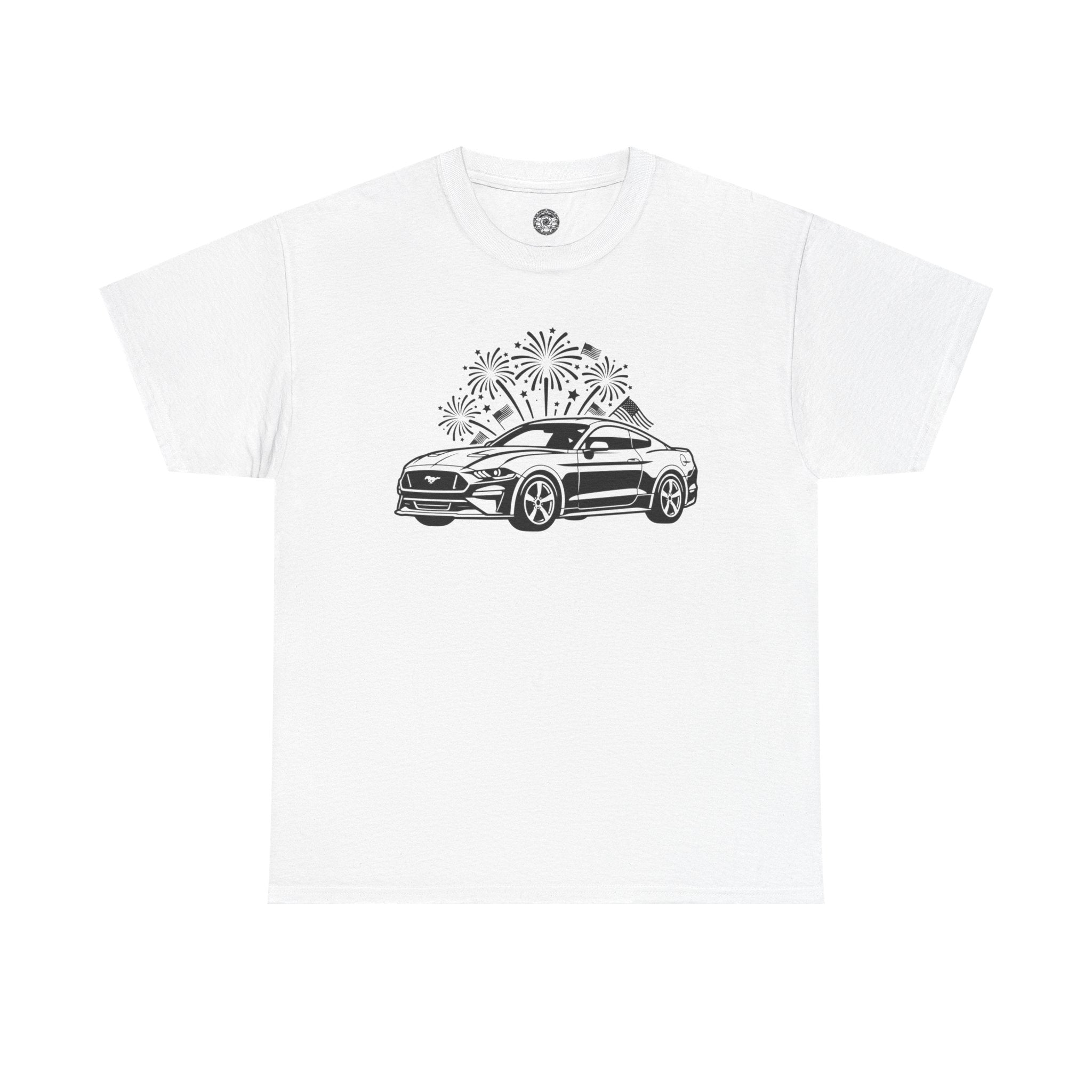 Unisex Heavy Cotton Tee — 4th of July — Modern American Muscle