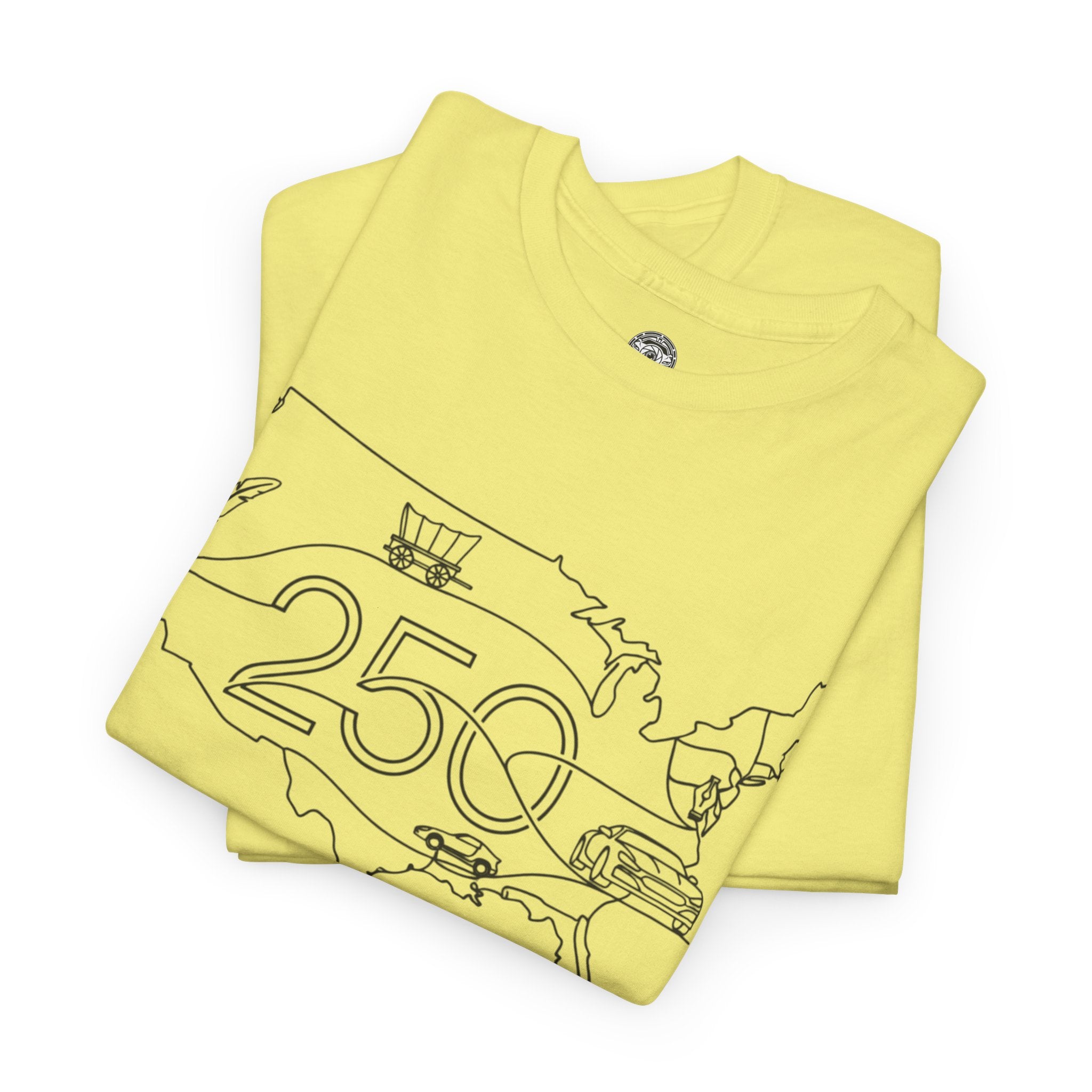 Unisex Heavy Cotton Tee — 250th Coast to Coast Freedom