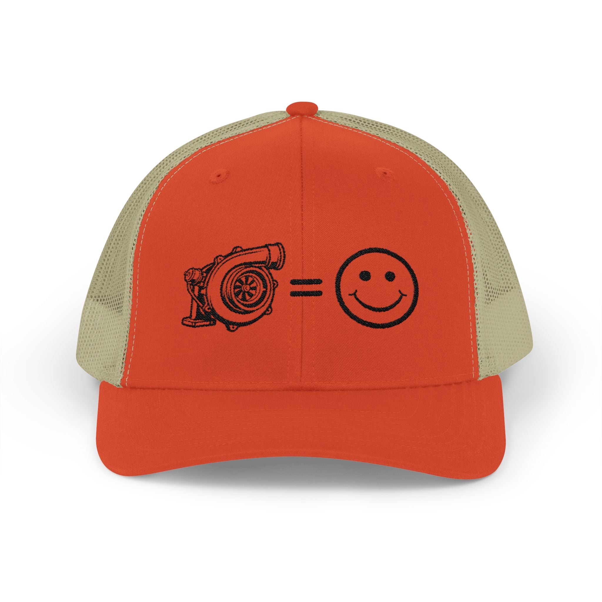 Snapback Trucker Cap — Turbocharger = Smile