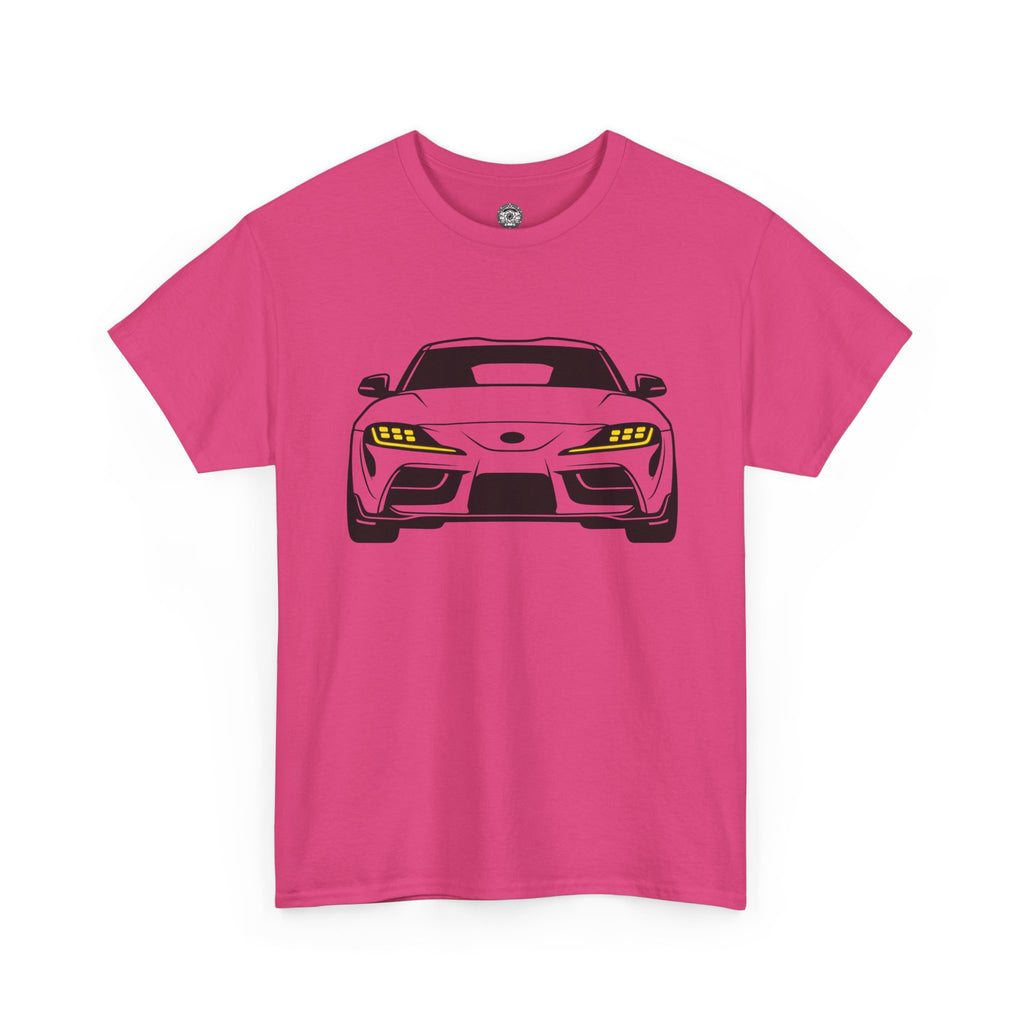 Unisex Heavy Cotton Tee — A90 Illuminated Headlights (Yellow)