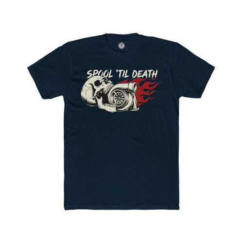 Men's Cotton Crew Tee — Spool ’til Death
