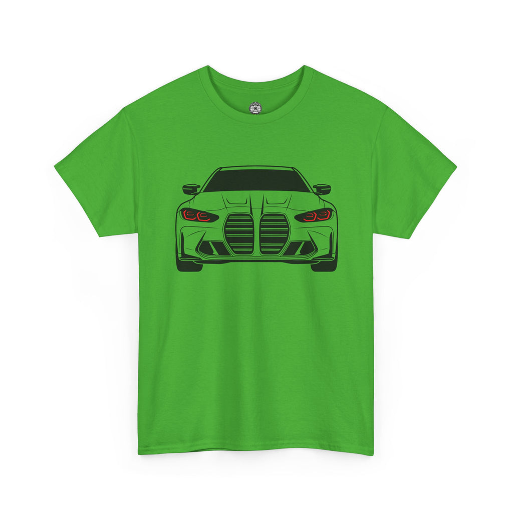 Unisex Heavy Cotton Tee — G80 Illuminated Headlights (Red)