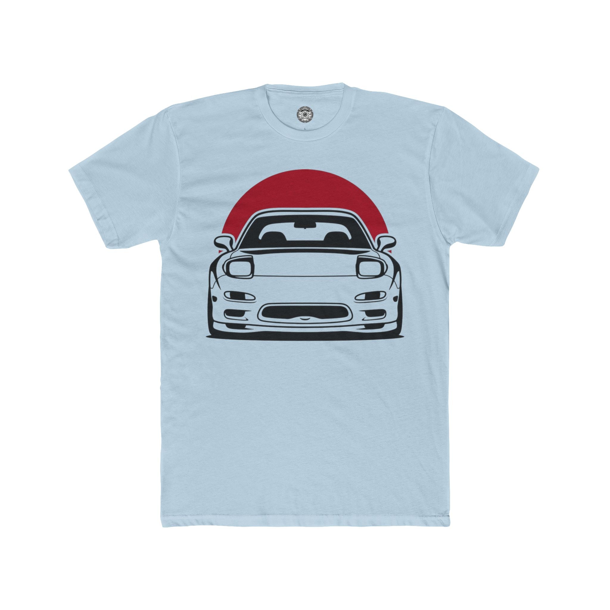 Men's Cotton Crew Tee — JDM Sunset