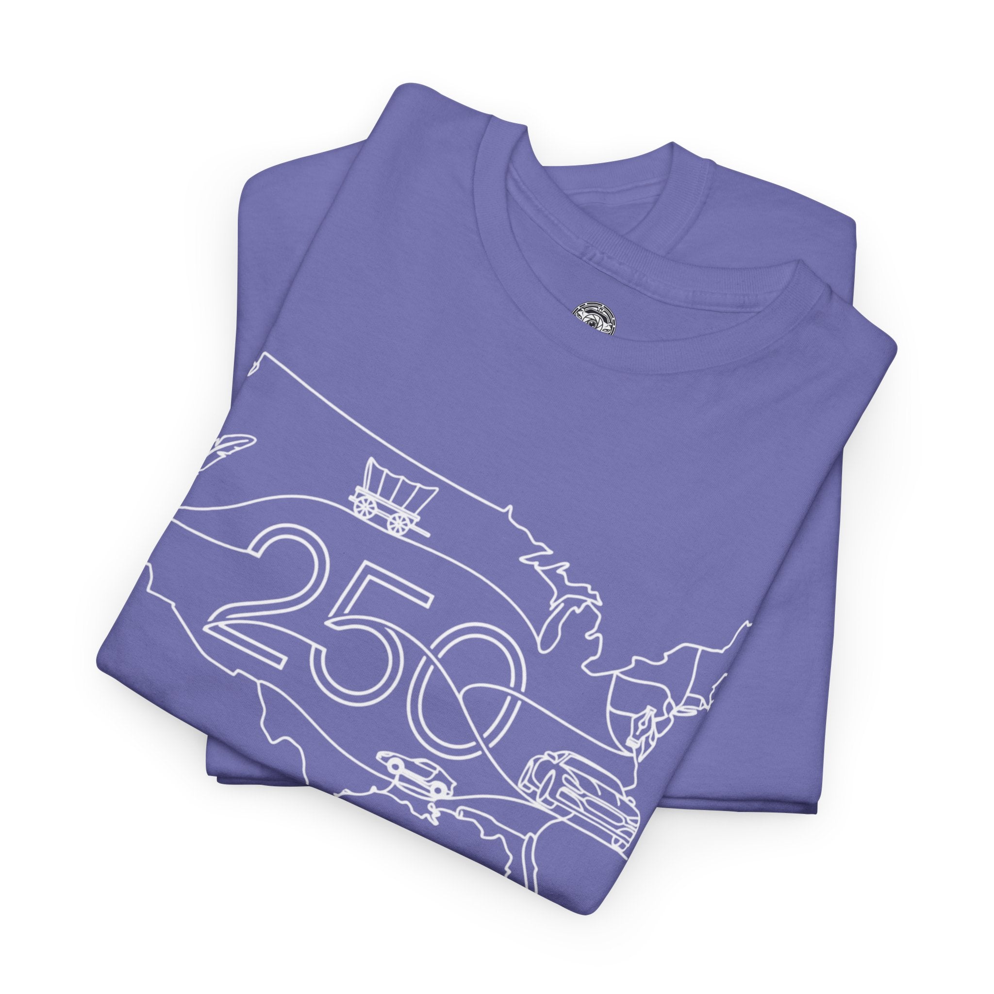 Unisex Heavy Cotton Tee — 250th Coast to Coast Freedom