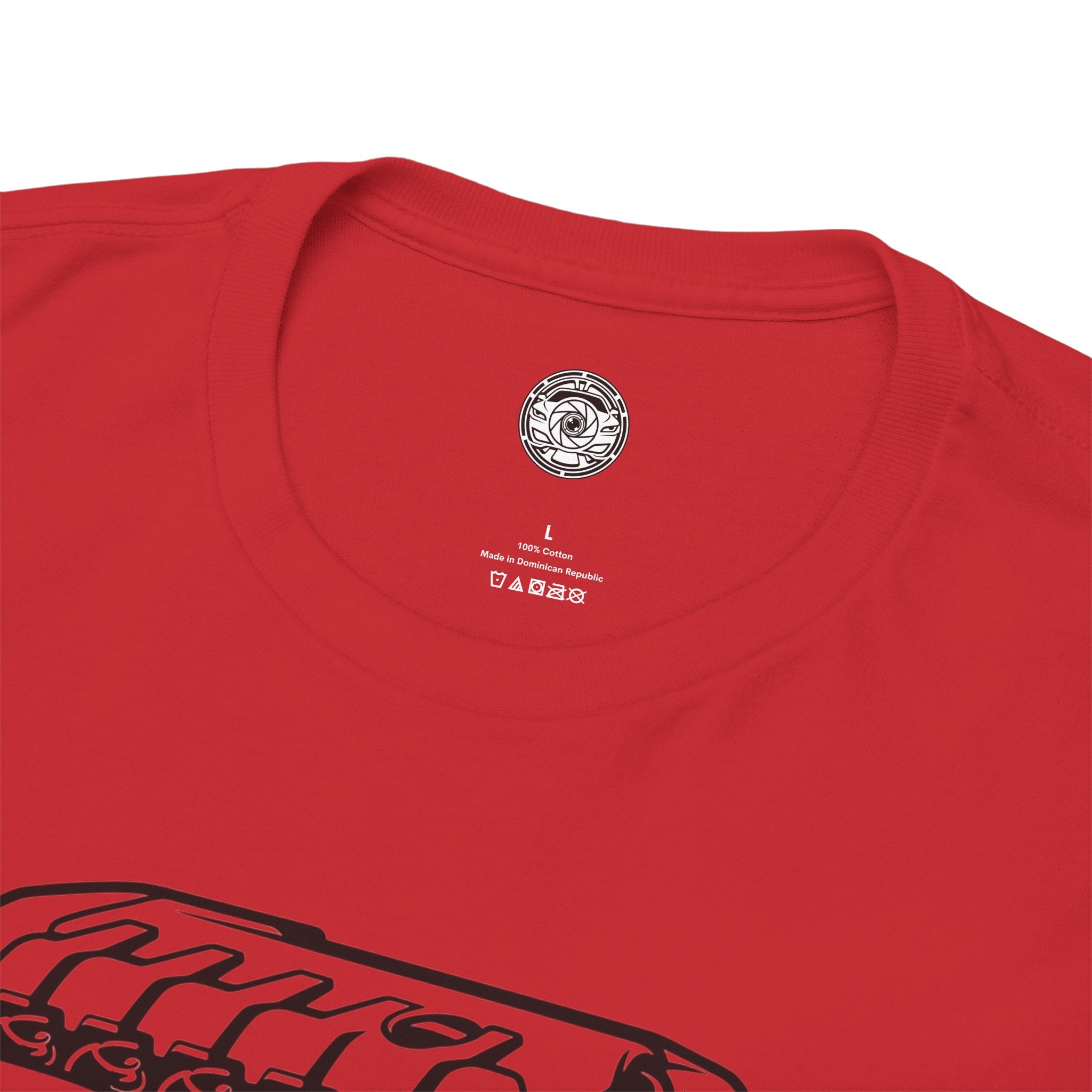 Unisex Heavy Cotton Tee — Engine Illustration (DAZA)