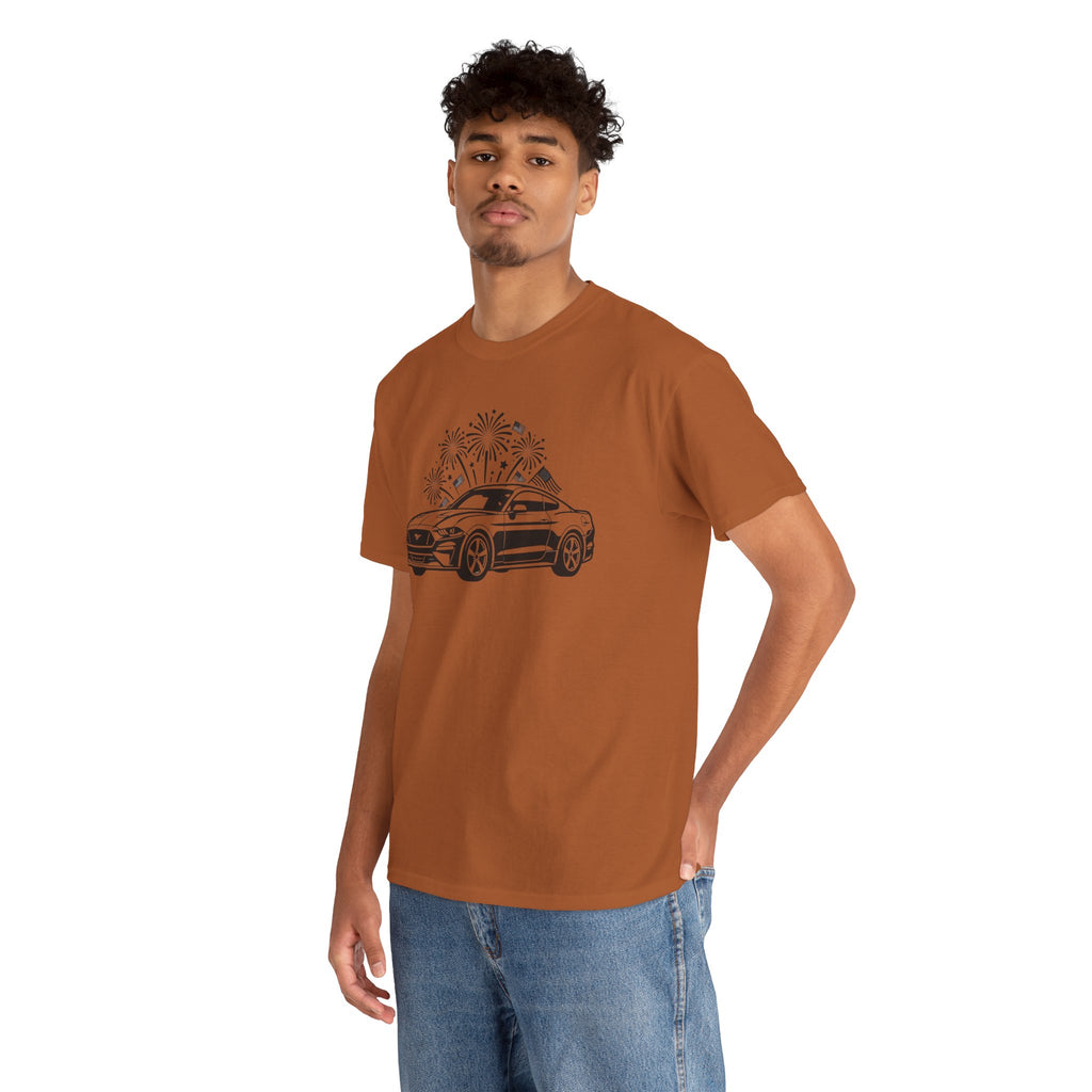 Unisex Heavy Cotton Tee — 4th of July — Modern American Muscle