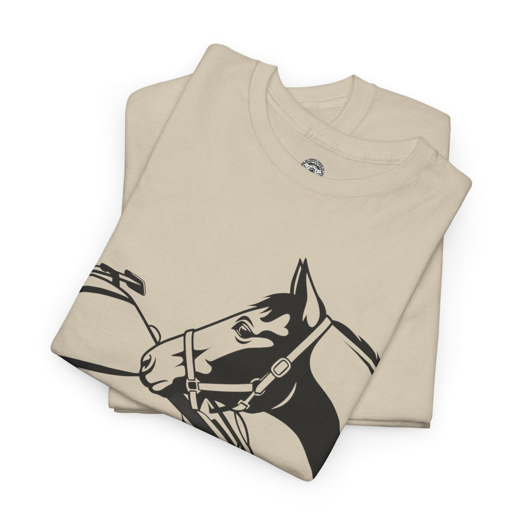 Unisex Heavy Cotton Tee — 992 vs Horse (Viral Video)