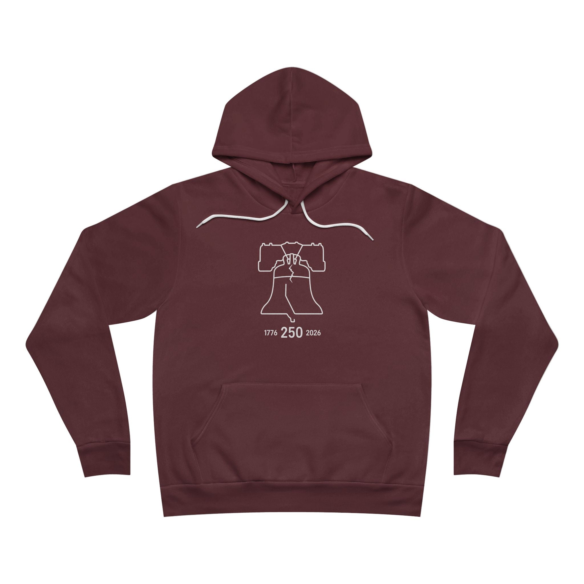 Unisex Sponge Fleece Pullover Hoodie — Liberty Bell 250th Anniversary