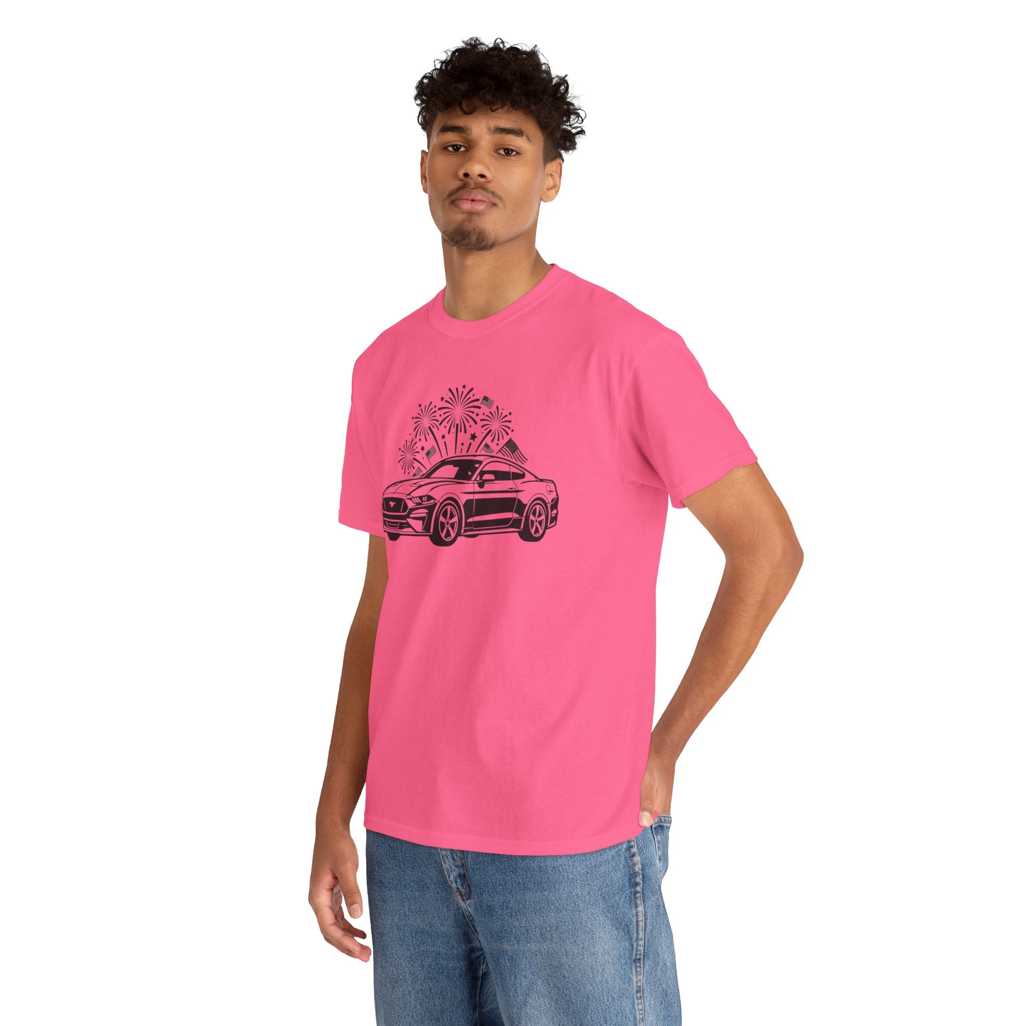 Unisex Heavy Cotton Tee — 4th of July — Modern American Muscle