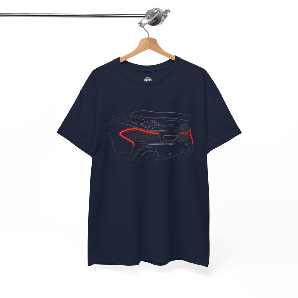 Unisex Heavy Cotton Tee — P1 Rear Silhouette
