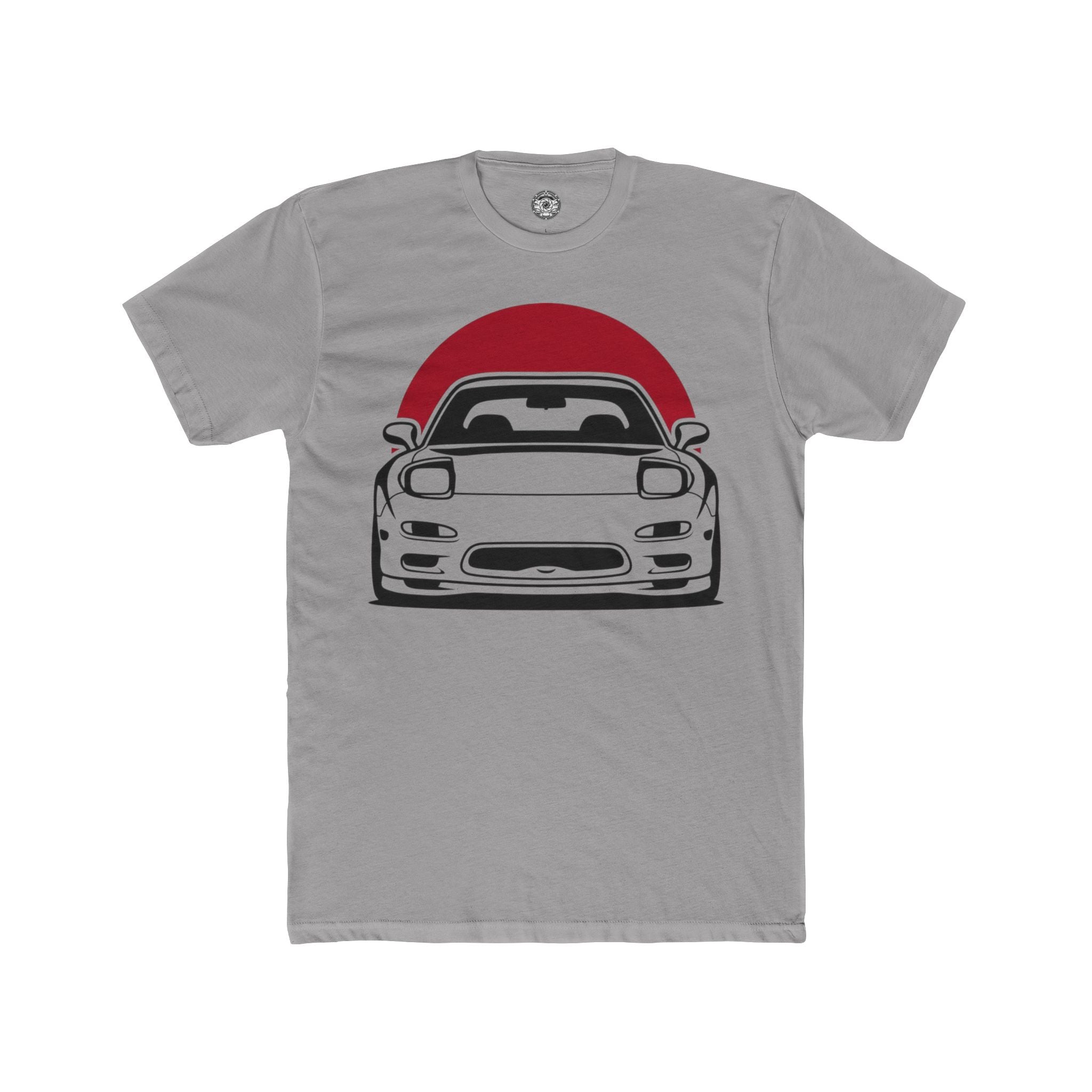 Men's Cotton Crew Tee — JDM Sunset