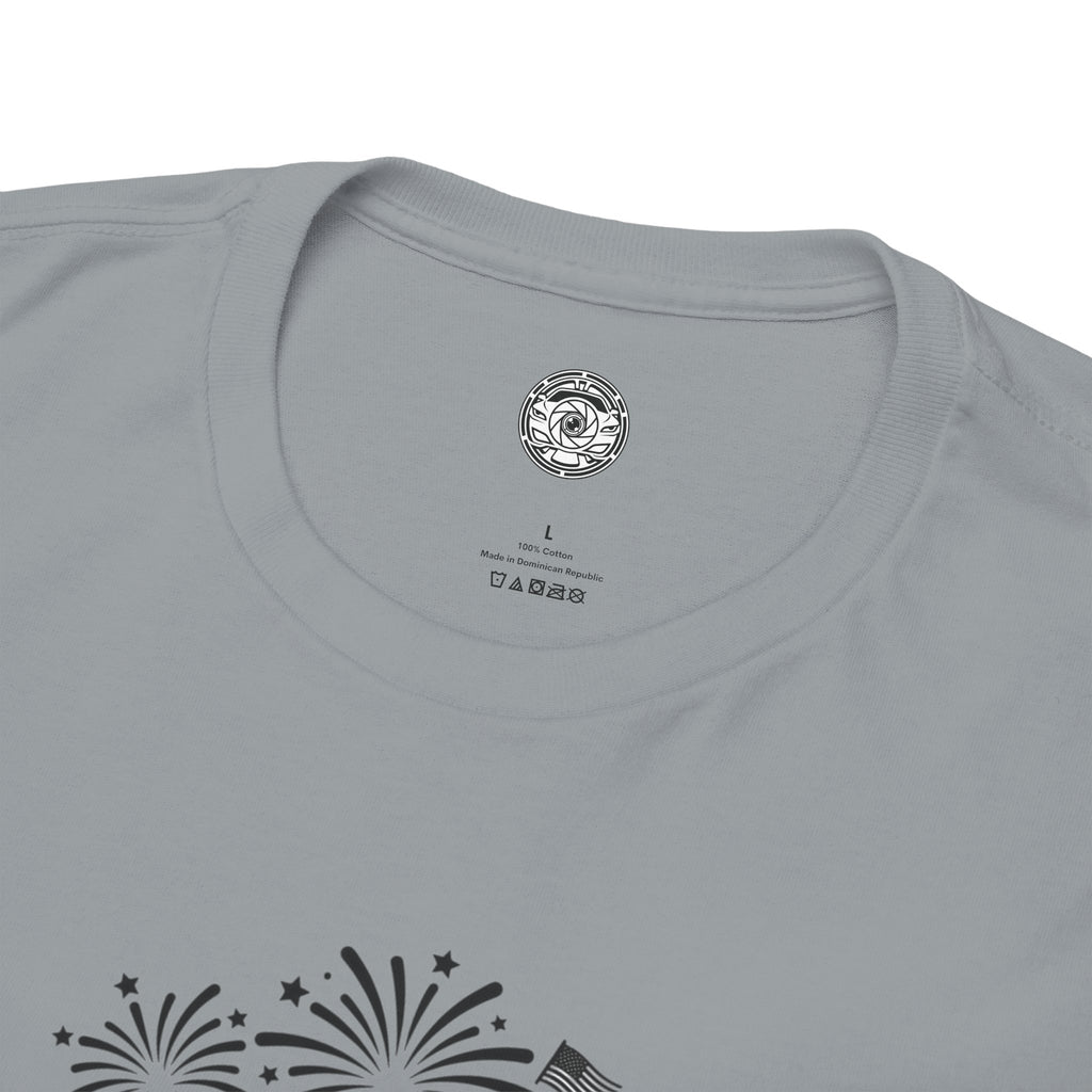 Unisex Heavy Cotton Tee — 4th of July — Modern American Muscle
