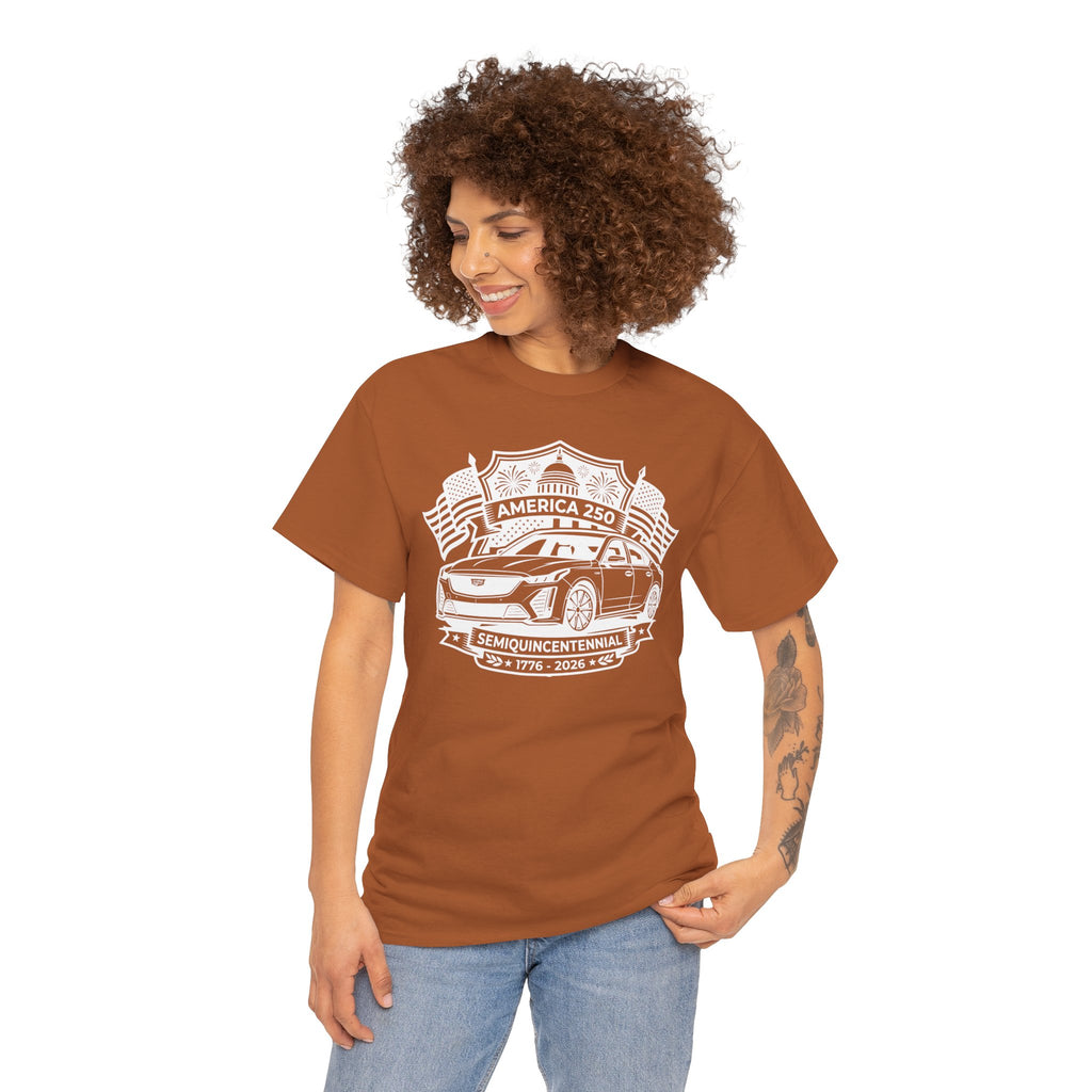 Unisex Heavy Cotton Tee — 4th of July — American Sedan