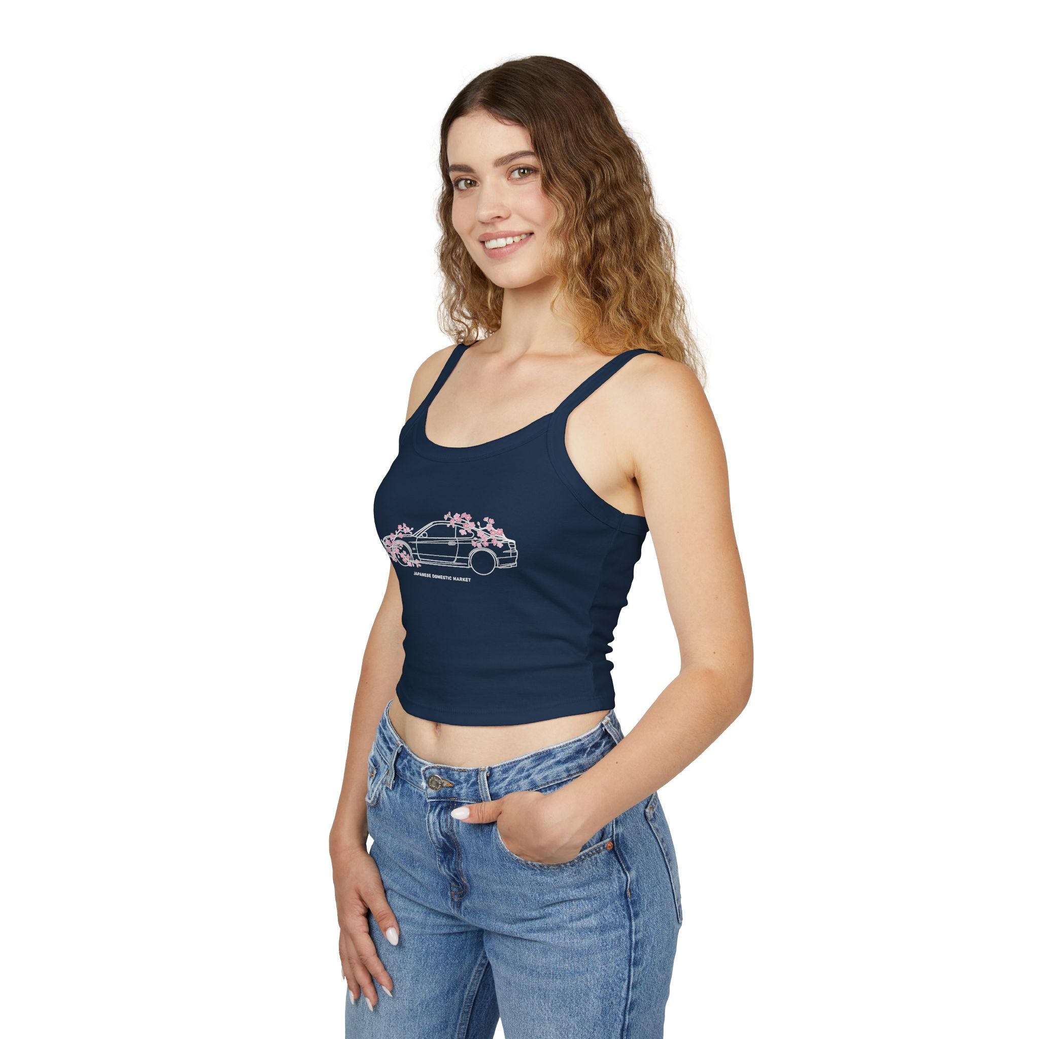 Women's Spaghetti Strap Tank — JDM Sakura