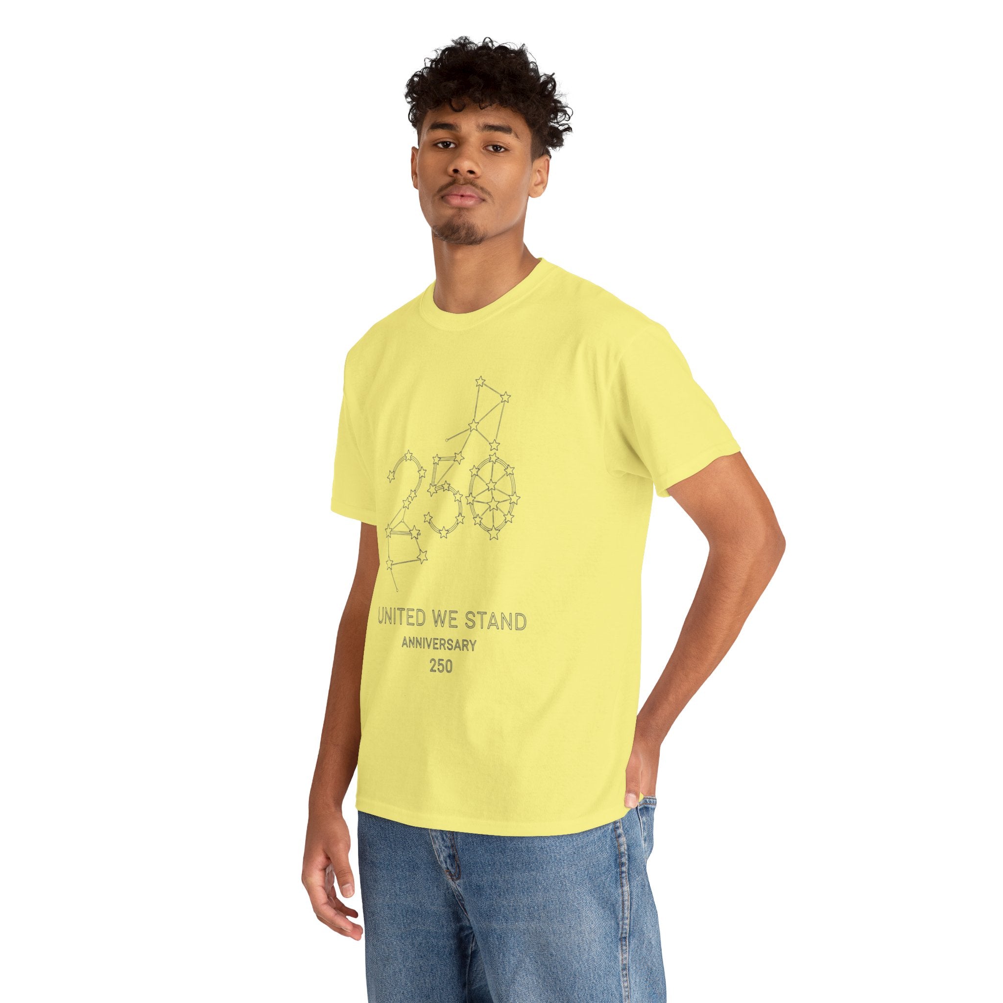 Unisex Heavy Cotton Tee — 250th Anniversary "United We Stand"