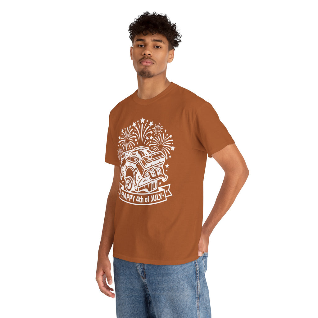 Unisex Heavy Cotton Tee — V8/Fireworks