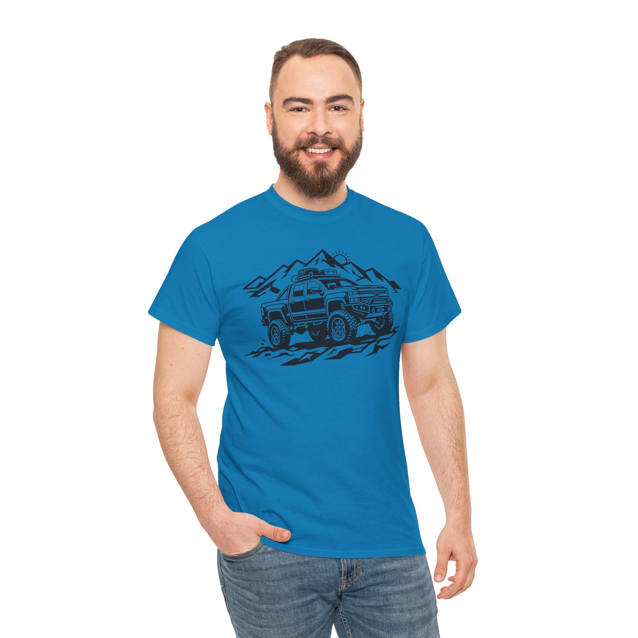 Unisex Heavy Cotton Tee — Mountain 4x4 Adventure