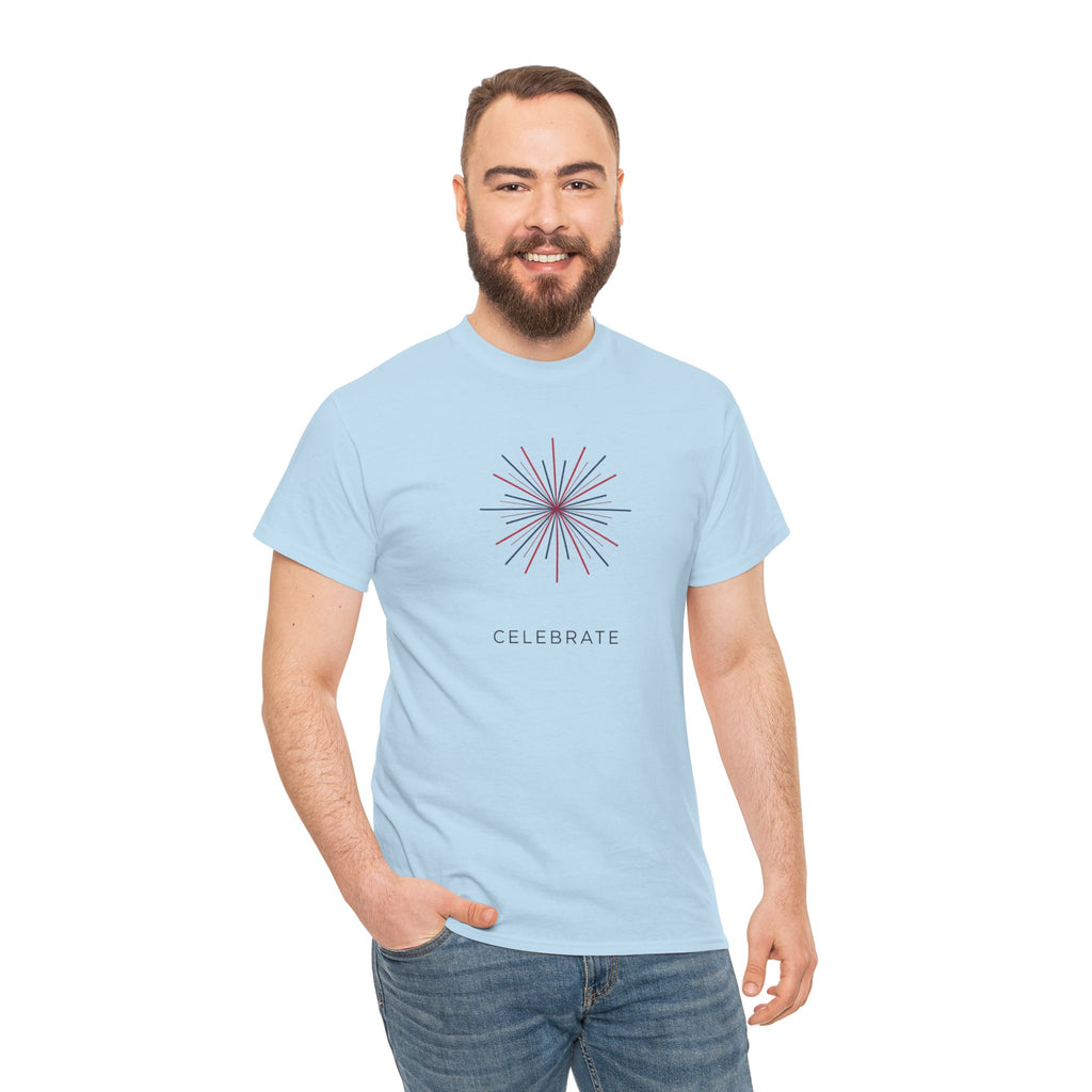Unisex Heavy Cotton Tee — Celebrate 4th of July