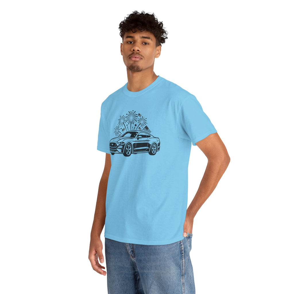 Unisex Heavy Cotton Tee — 4th of July — Modern American Muscle