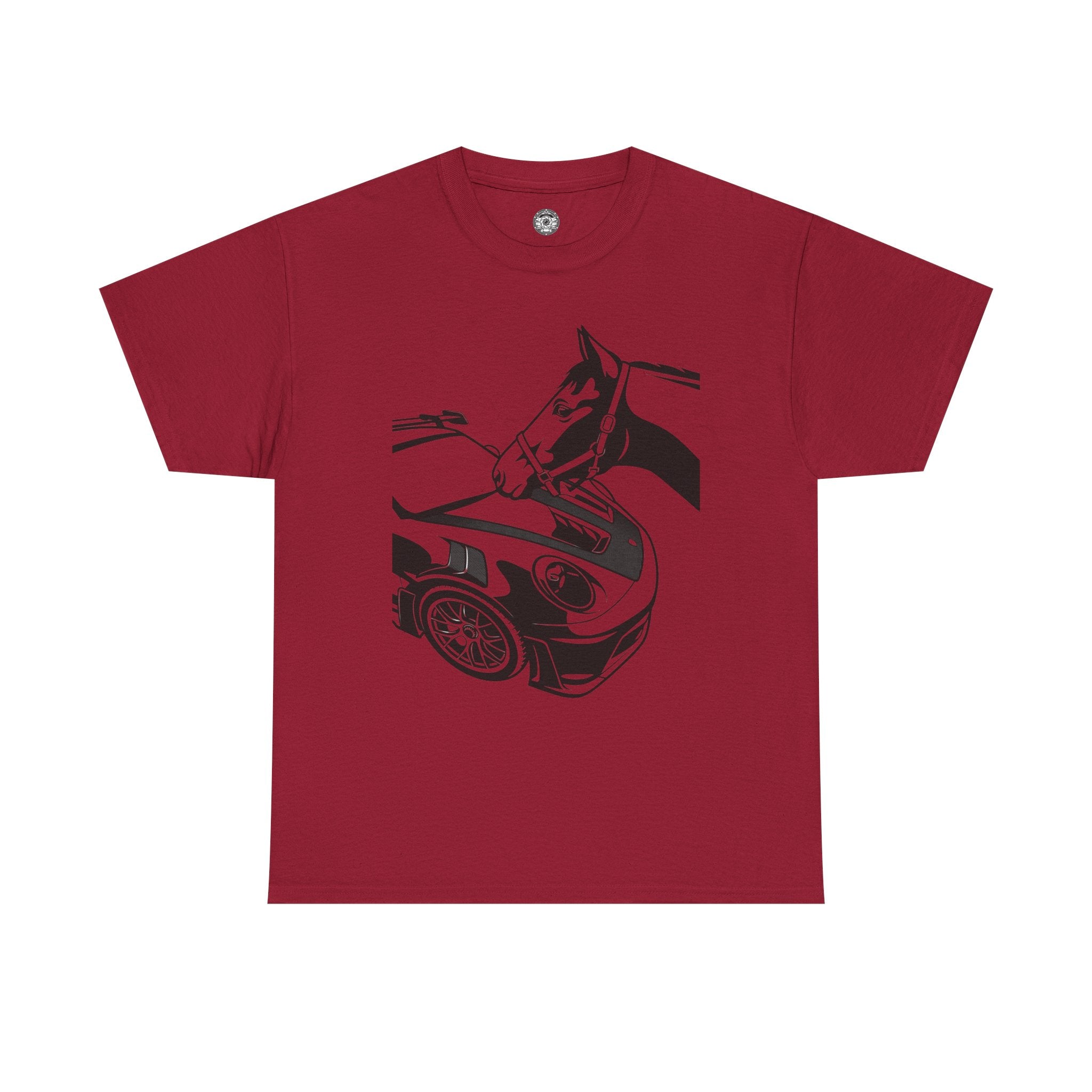 Unisex Heavy Cotton Tee — 992 vs Horse (Viral Video)