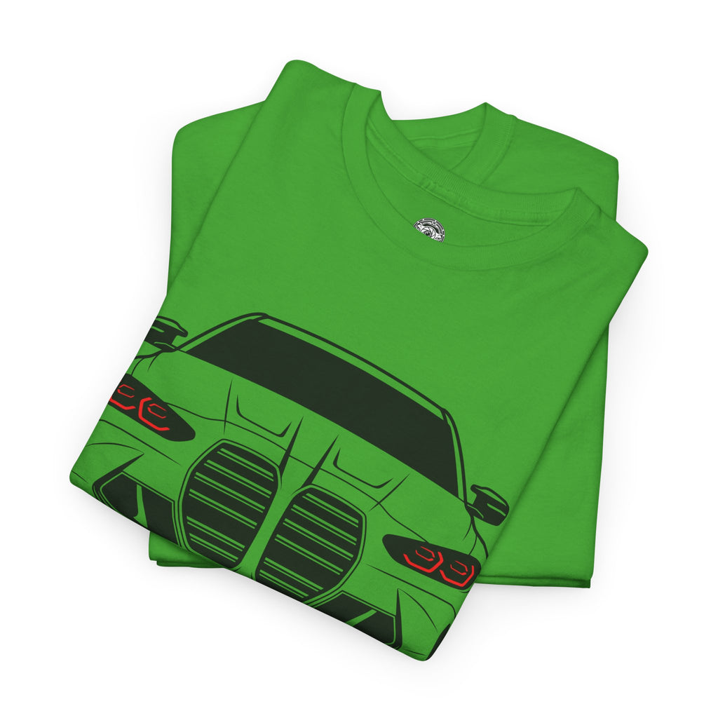 Unisex Heavy Cotton Tee — G80 Illuminated Headlights (Red)