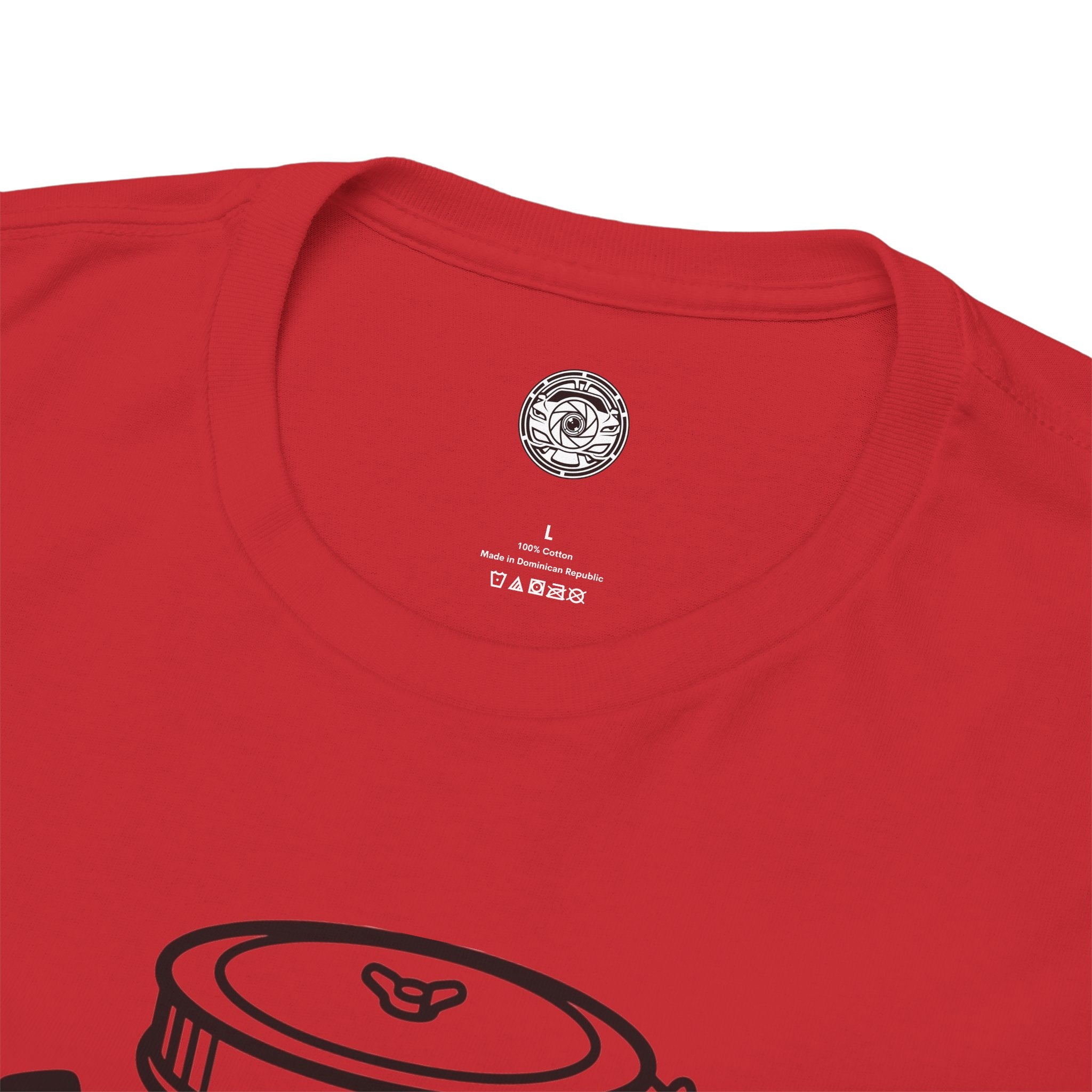 Unisex Heavy Cotton Tee — Engine Illustration (Big Block)